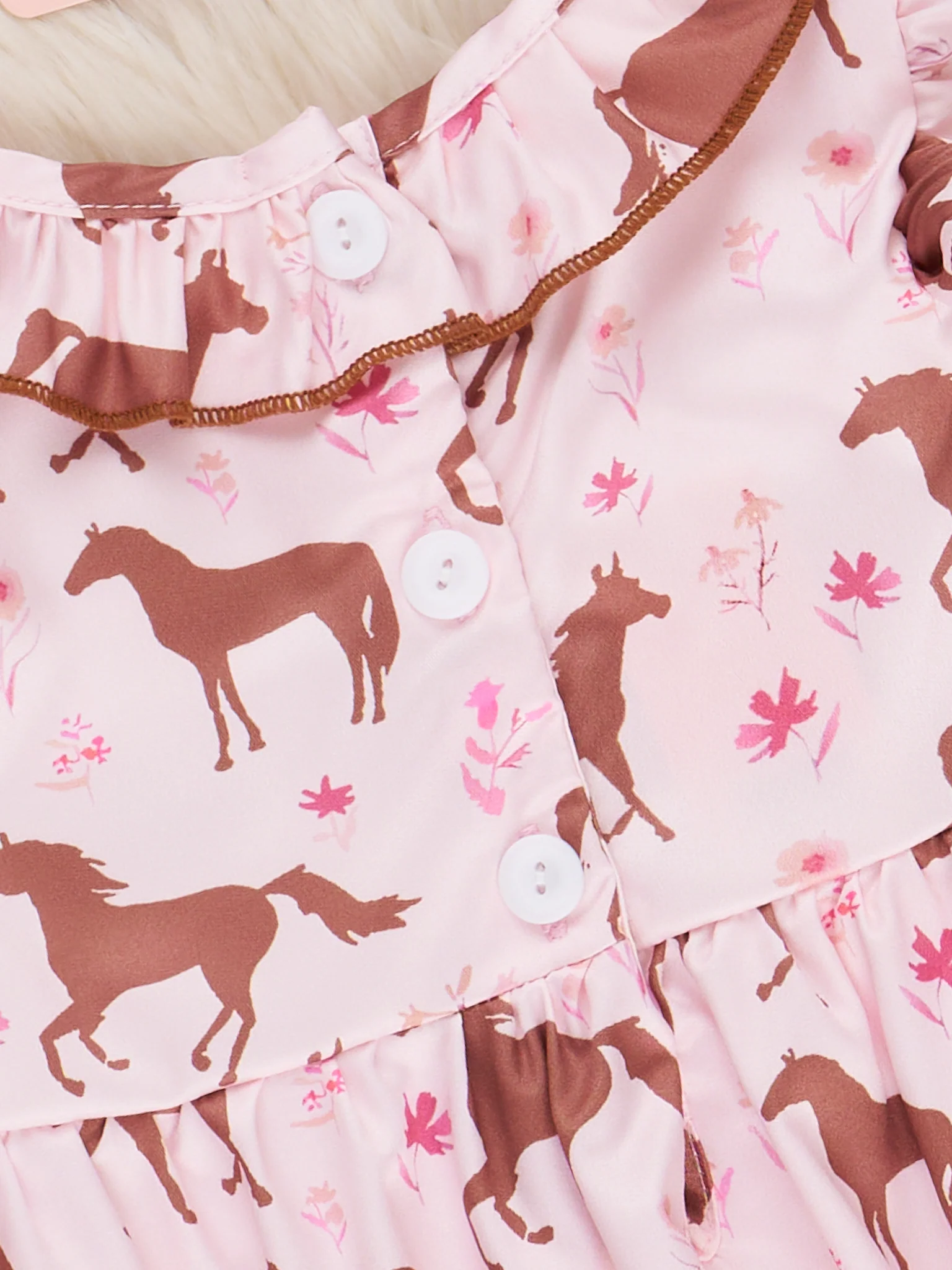 Smocked Horse Dress - Image 4