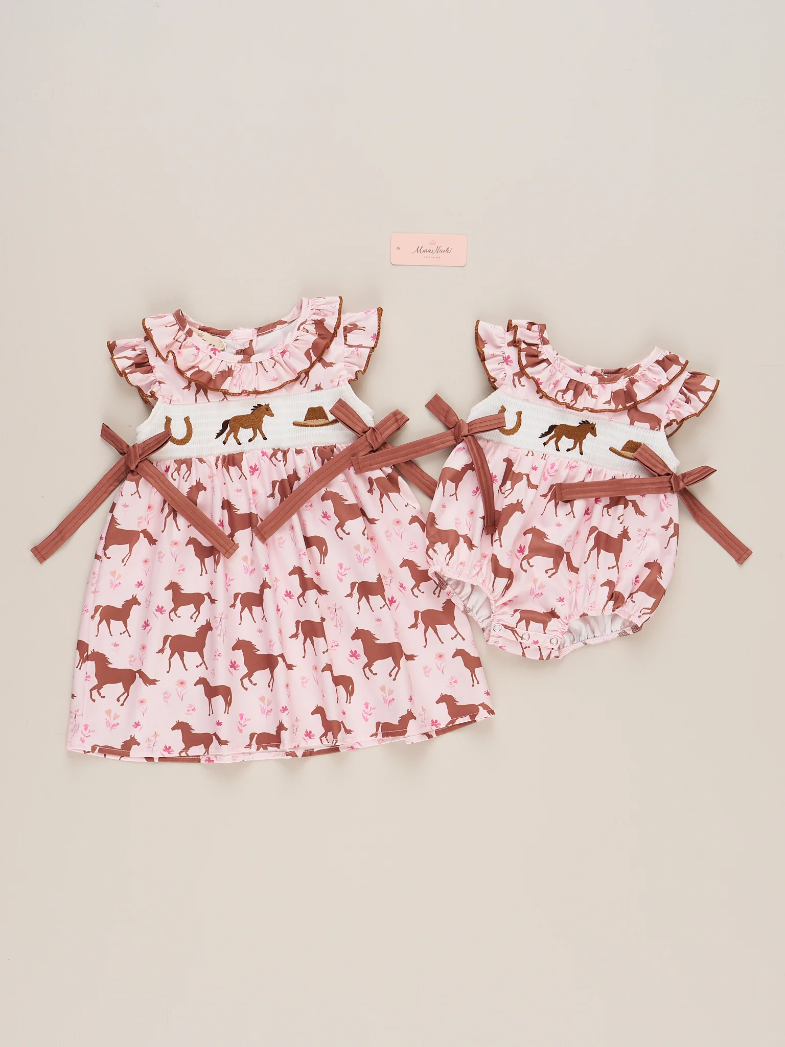 Smocked Horse Dress - Image 7