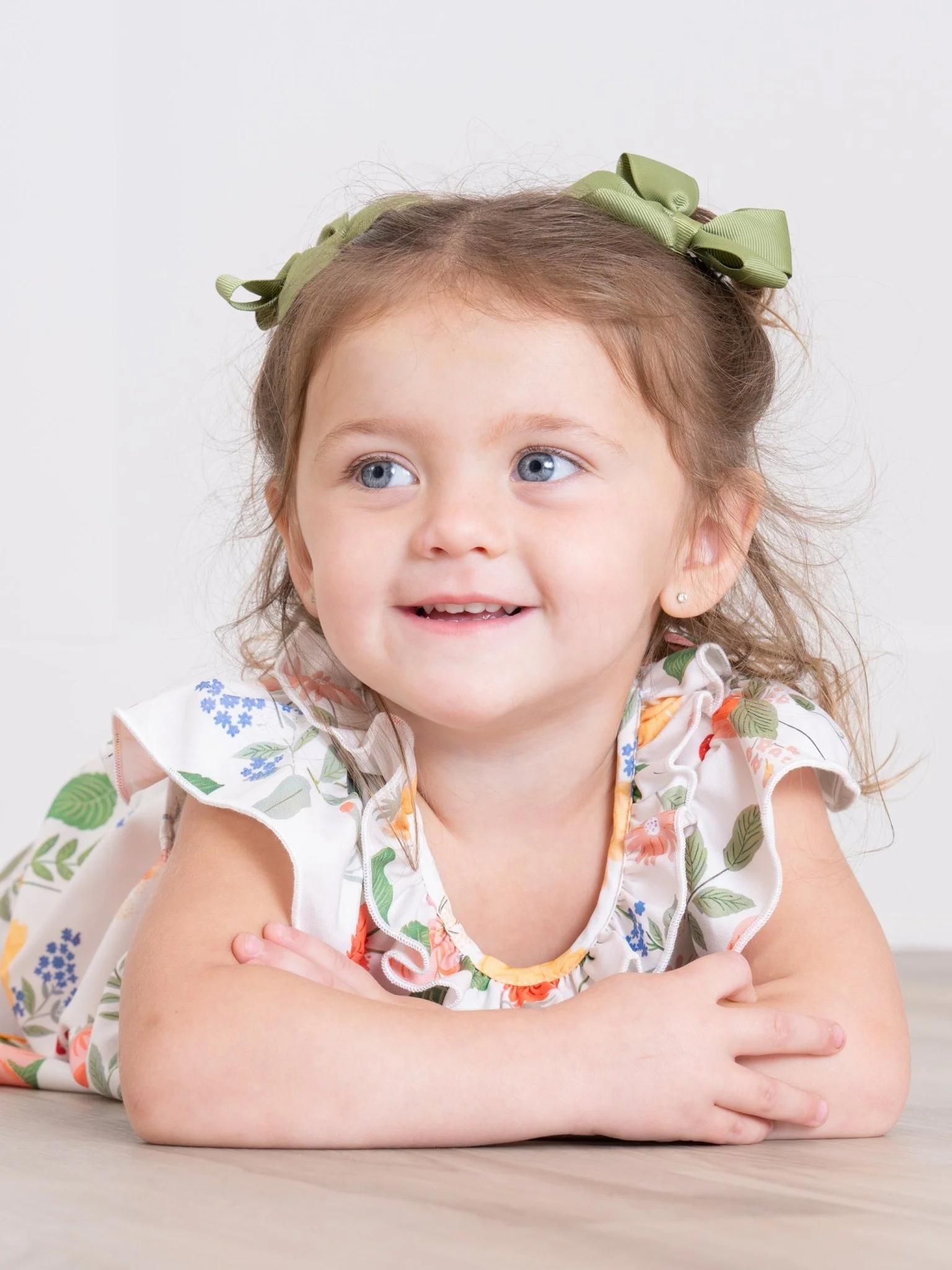 Smocked Summer Botanical Ruffle Dress - Image 5