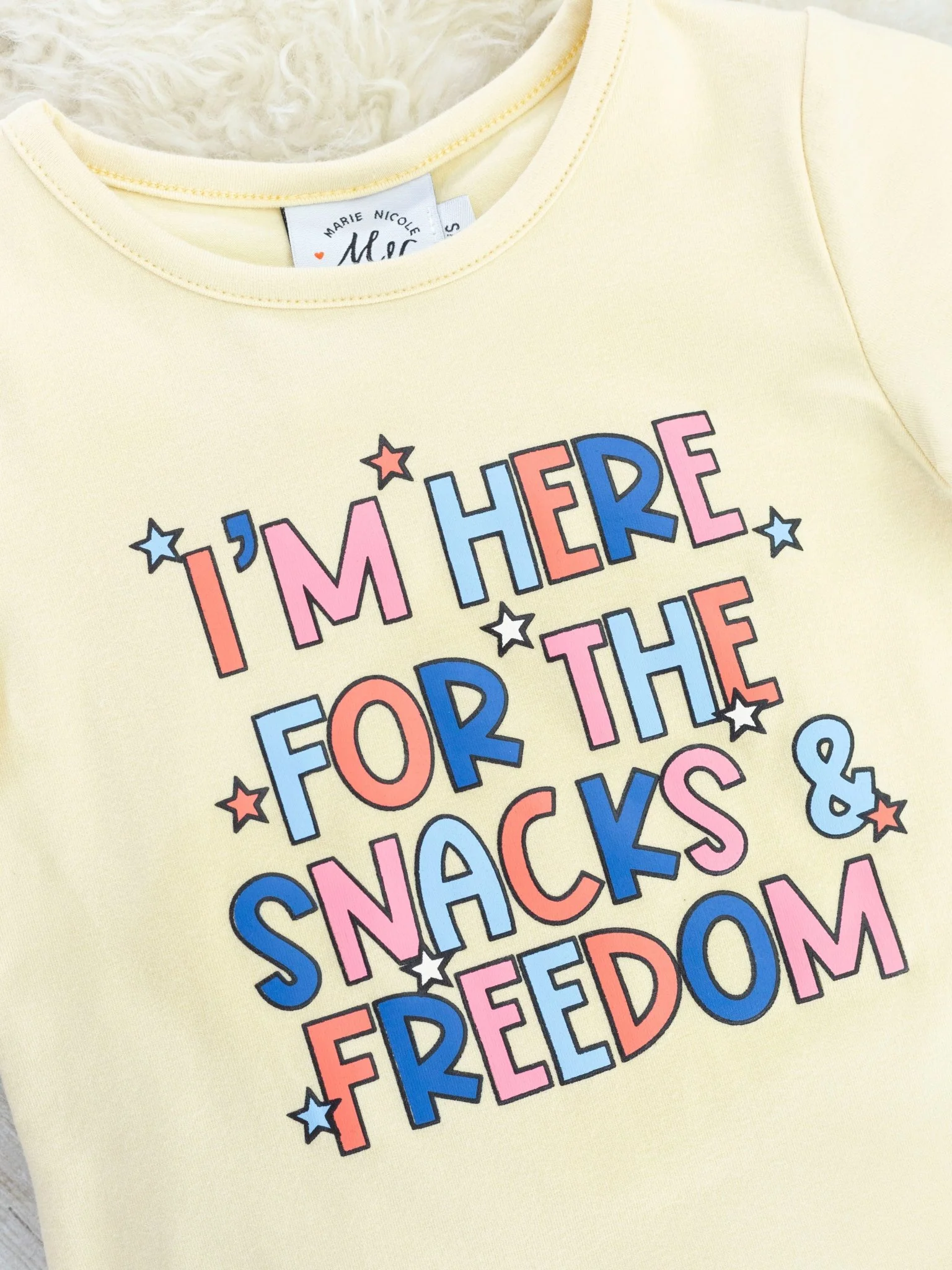 "Snacks & Freedom" Skirt Outfit - Image 3