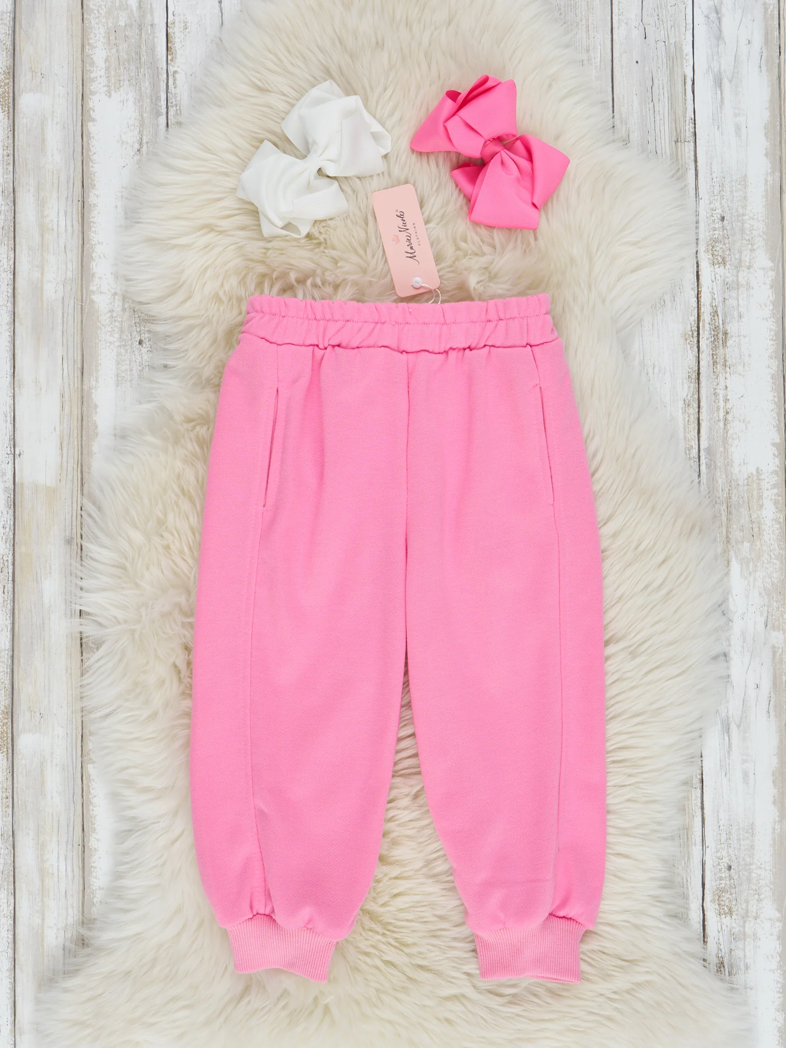 Soft Cotton Basic Joggers - Image 2