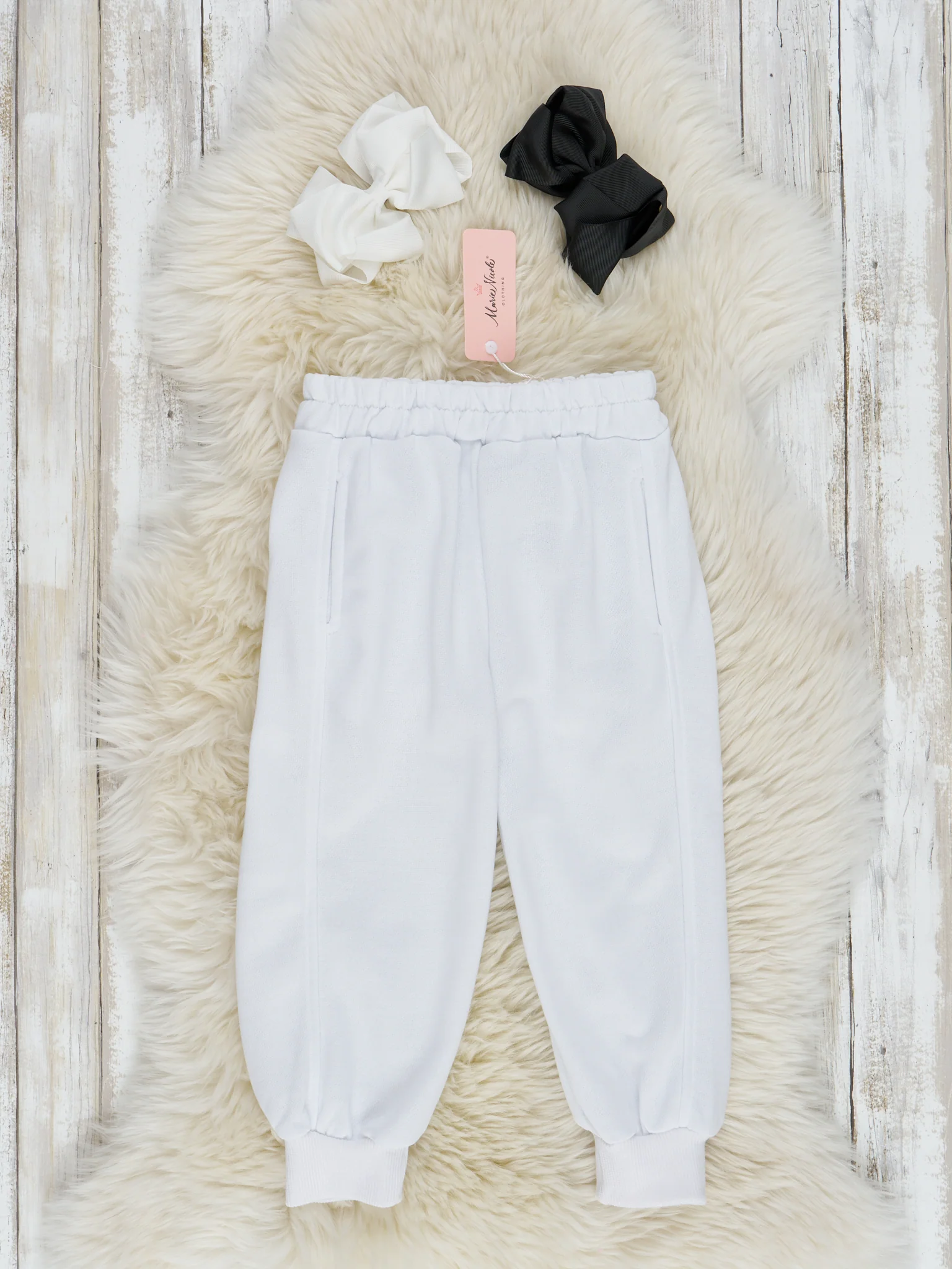 Soft Cotton Basic Joggers - Image 3