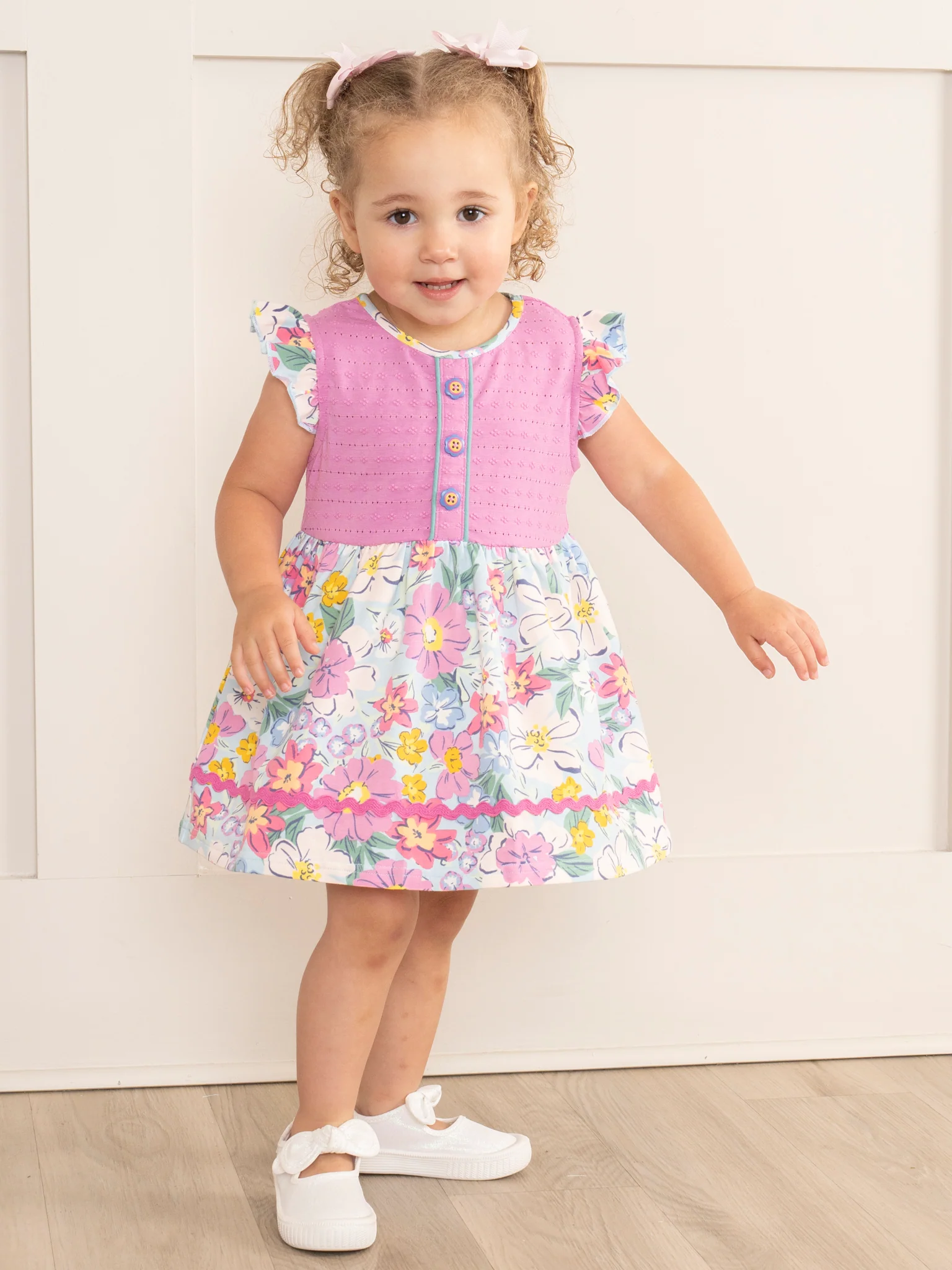 Southern Garden Ruffle Dress - Image 3