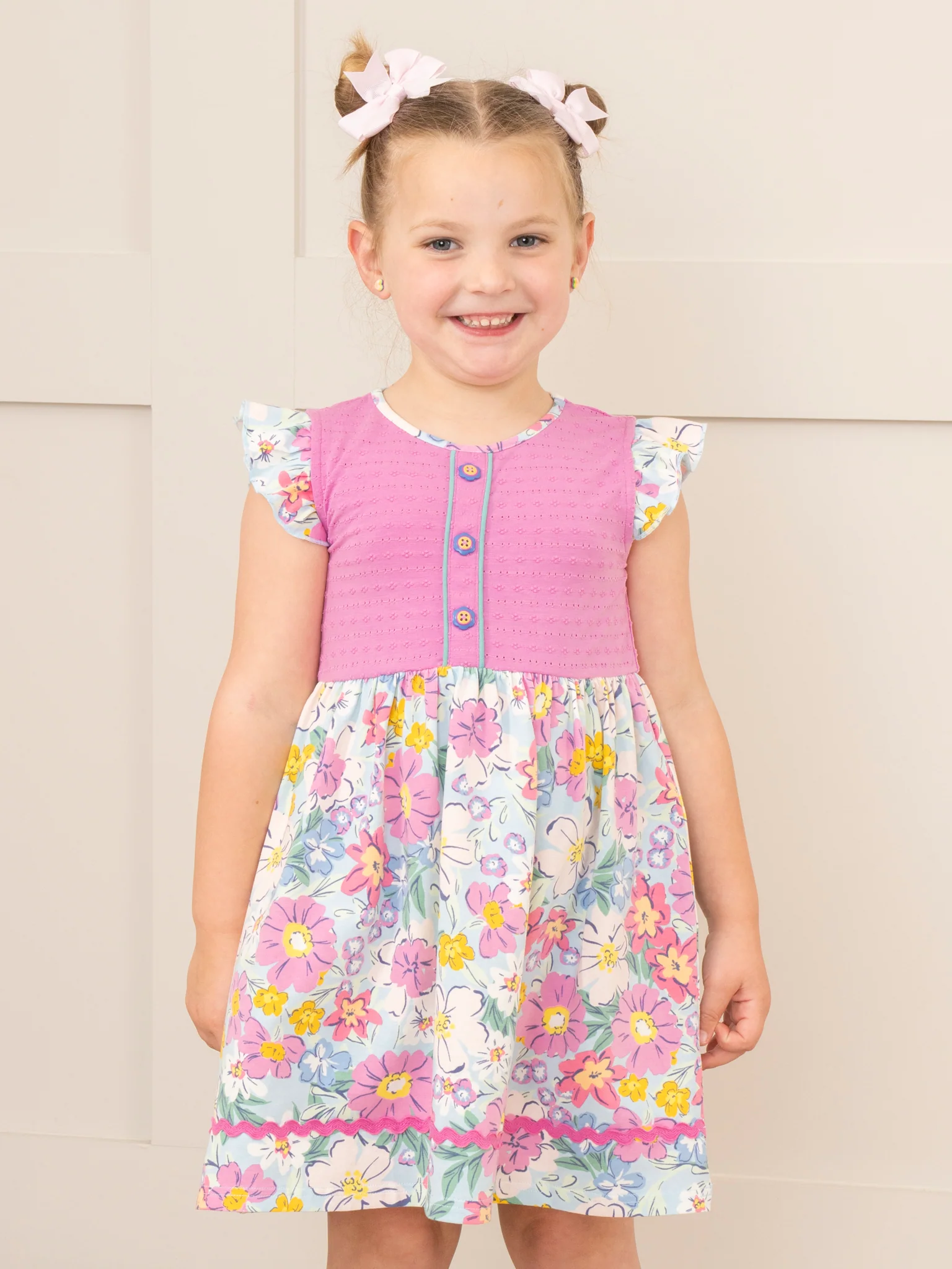 Southern Garden Ruffle Dress - Image 4