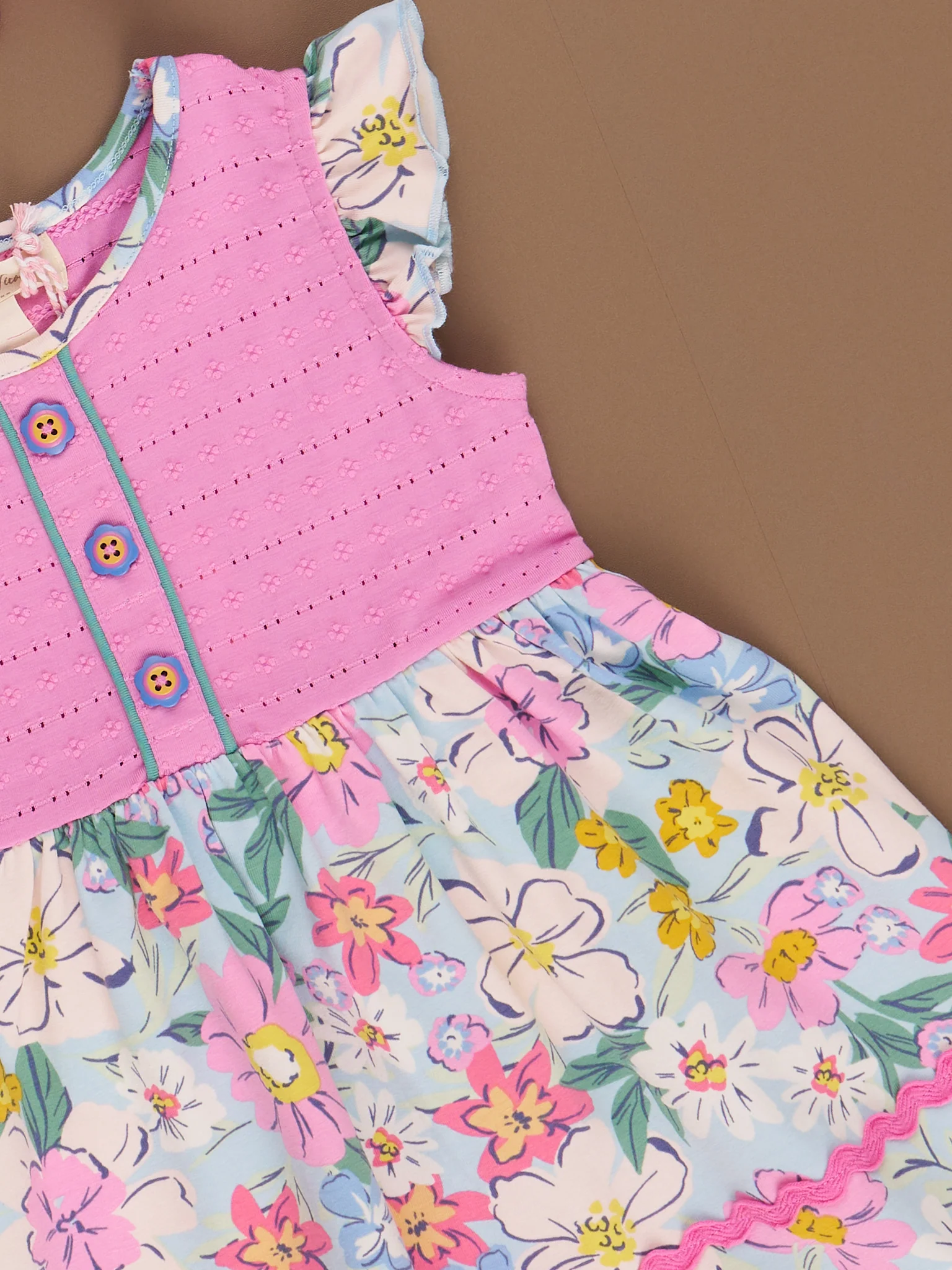 Southern Garden Ruffle Dress - Image 5