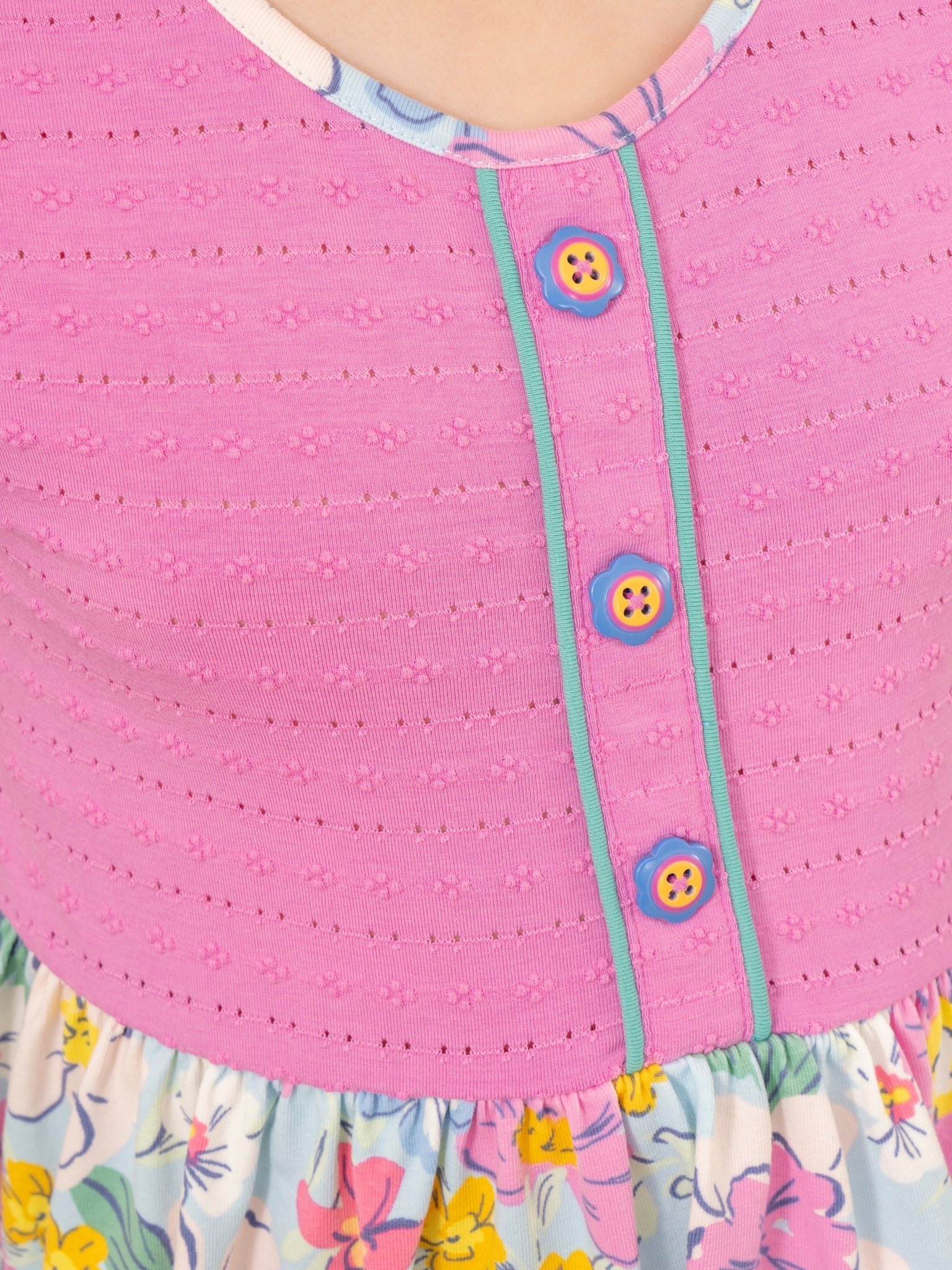 Southern Garden Ruffle Dress - Image 6