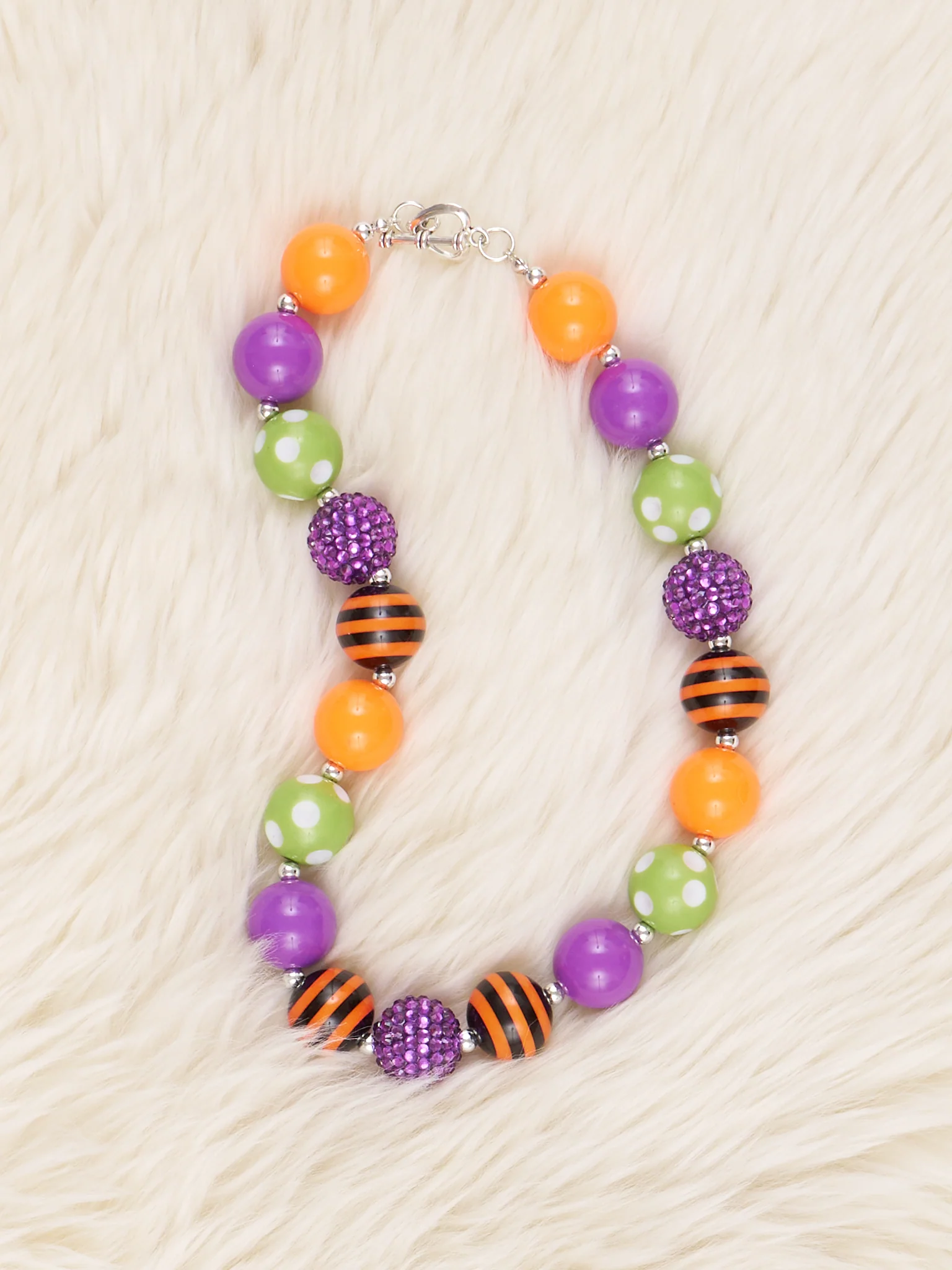 Sparkle Halloween Bubblegum Necklace - Image 4