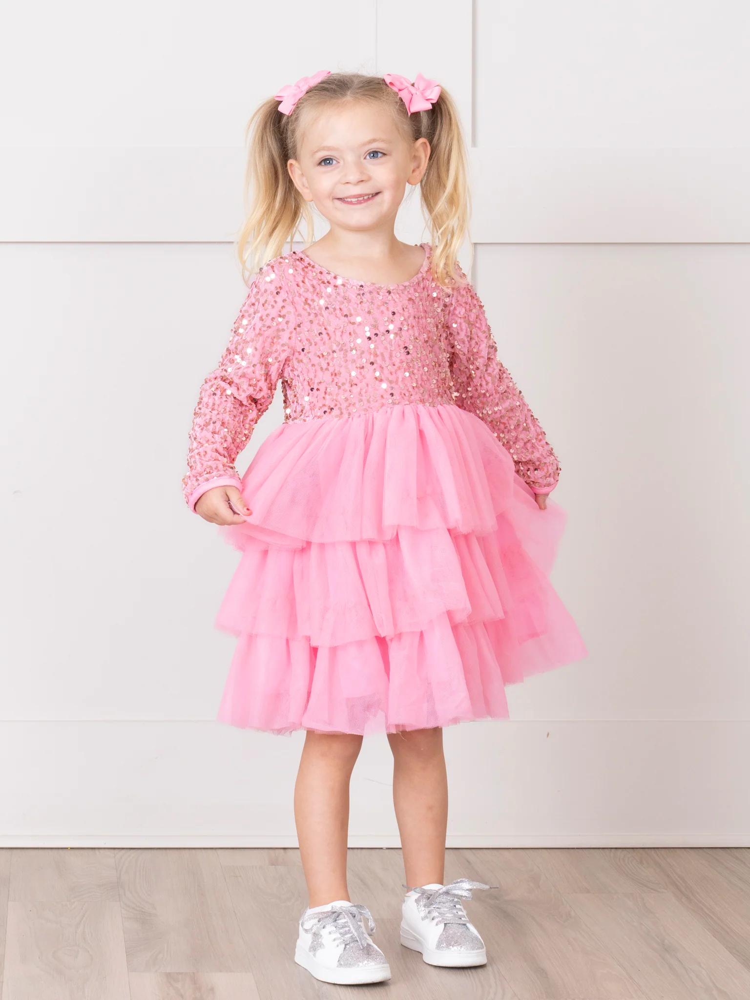 Sparkle Party Triple Tiered Tulle Dress - Image 9