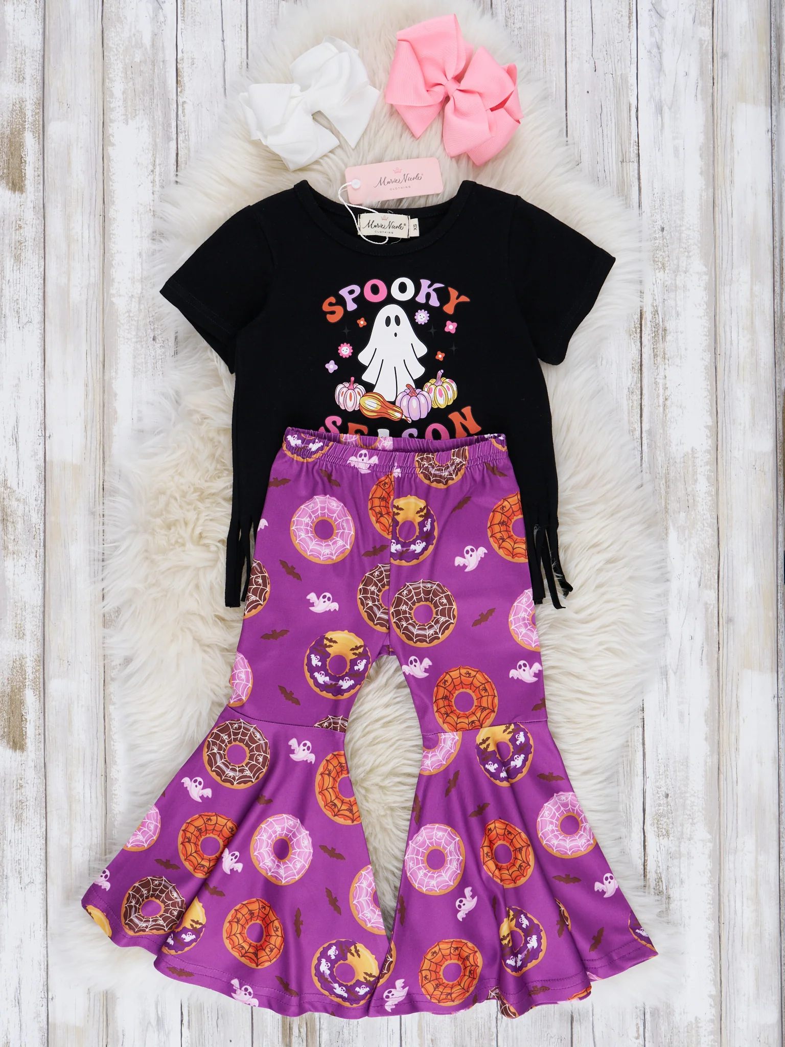 Spooky Donuts Fringe Bell Bottom Outfit - Image 2