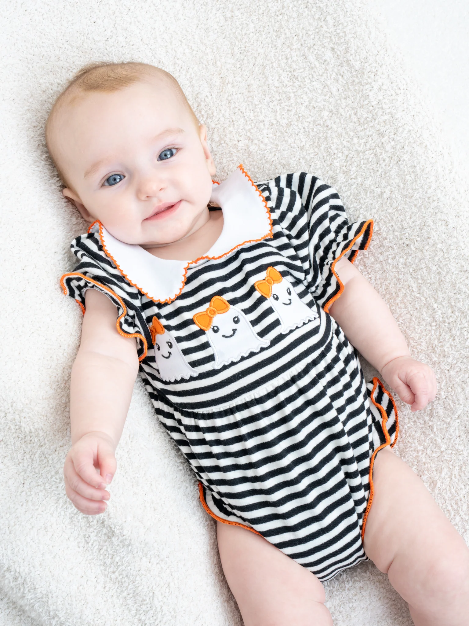 Spooky Treat Striped Romper - Image 4