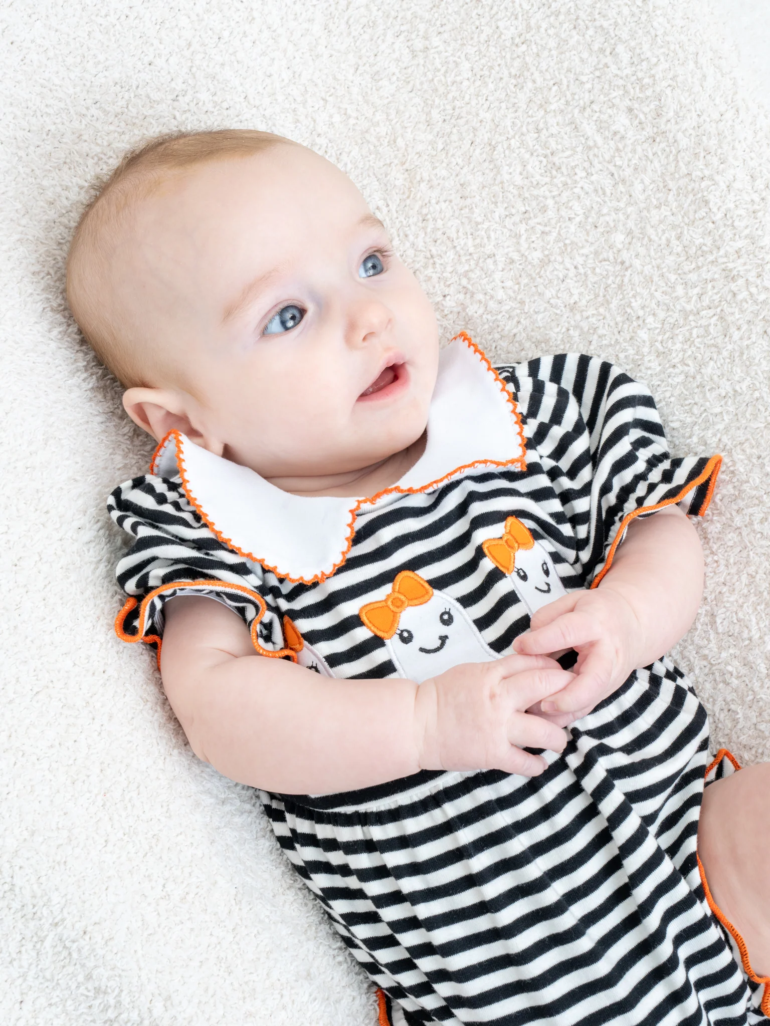 Spooky Treat Striped Romper - Image 8