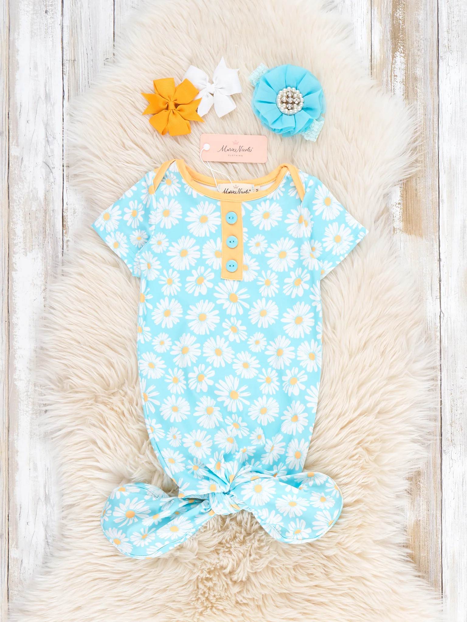 Spring Fling Daisy Knot Gown