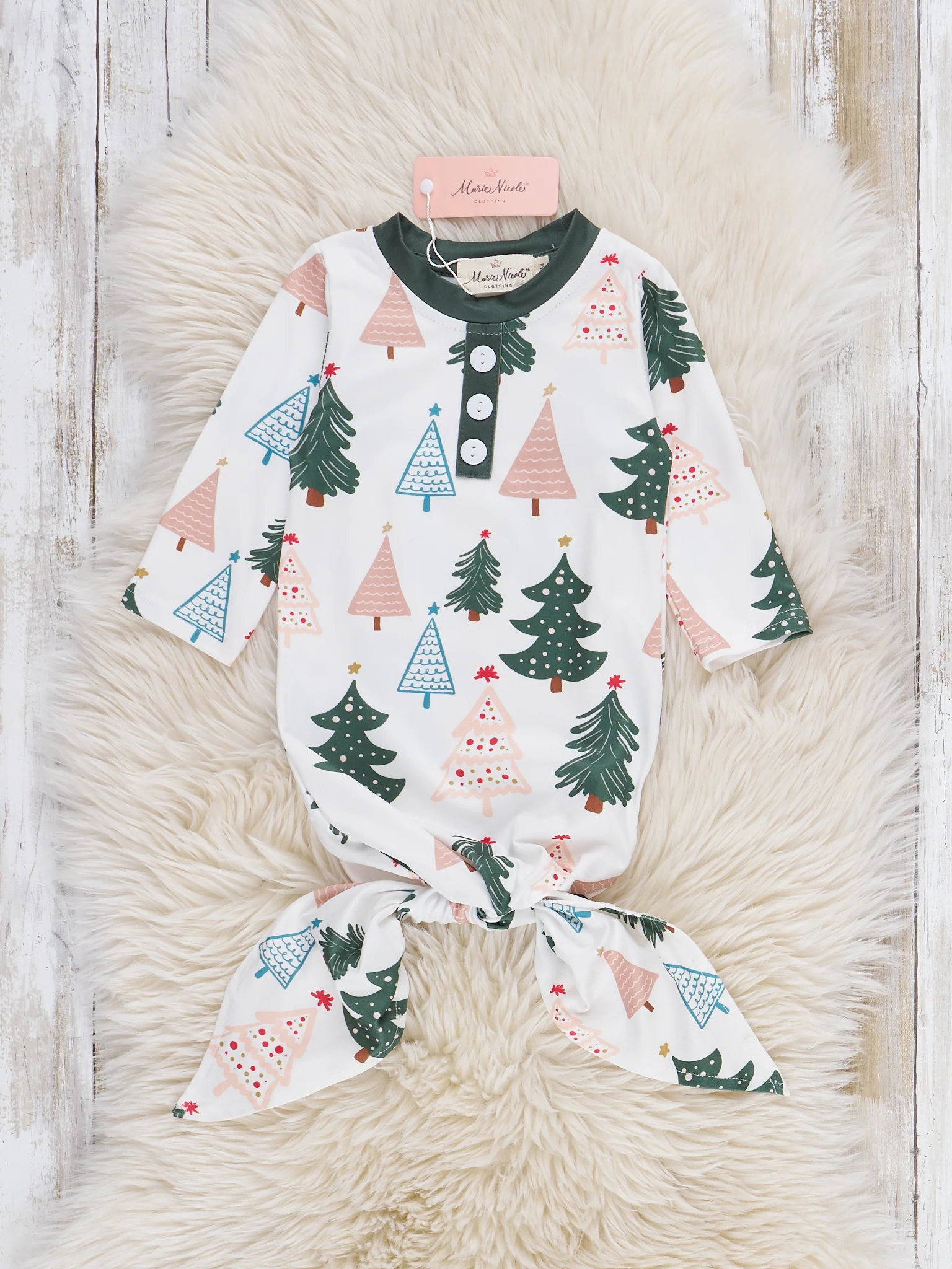 Starlit Evergreens Knot Gown