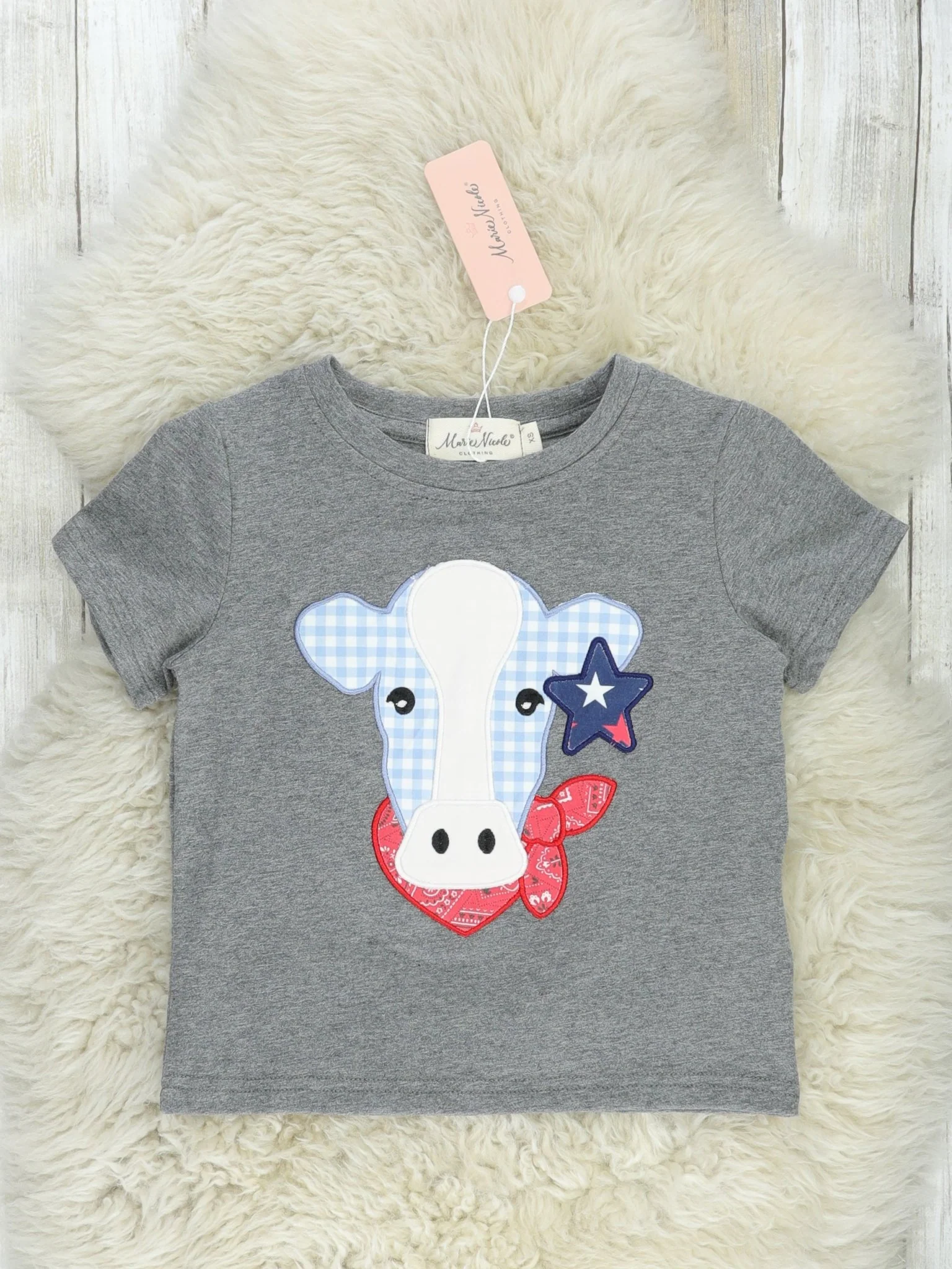 Stars & Stripes Cow Shirt