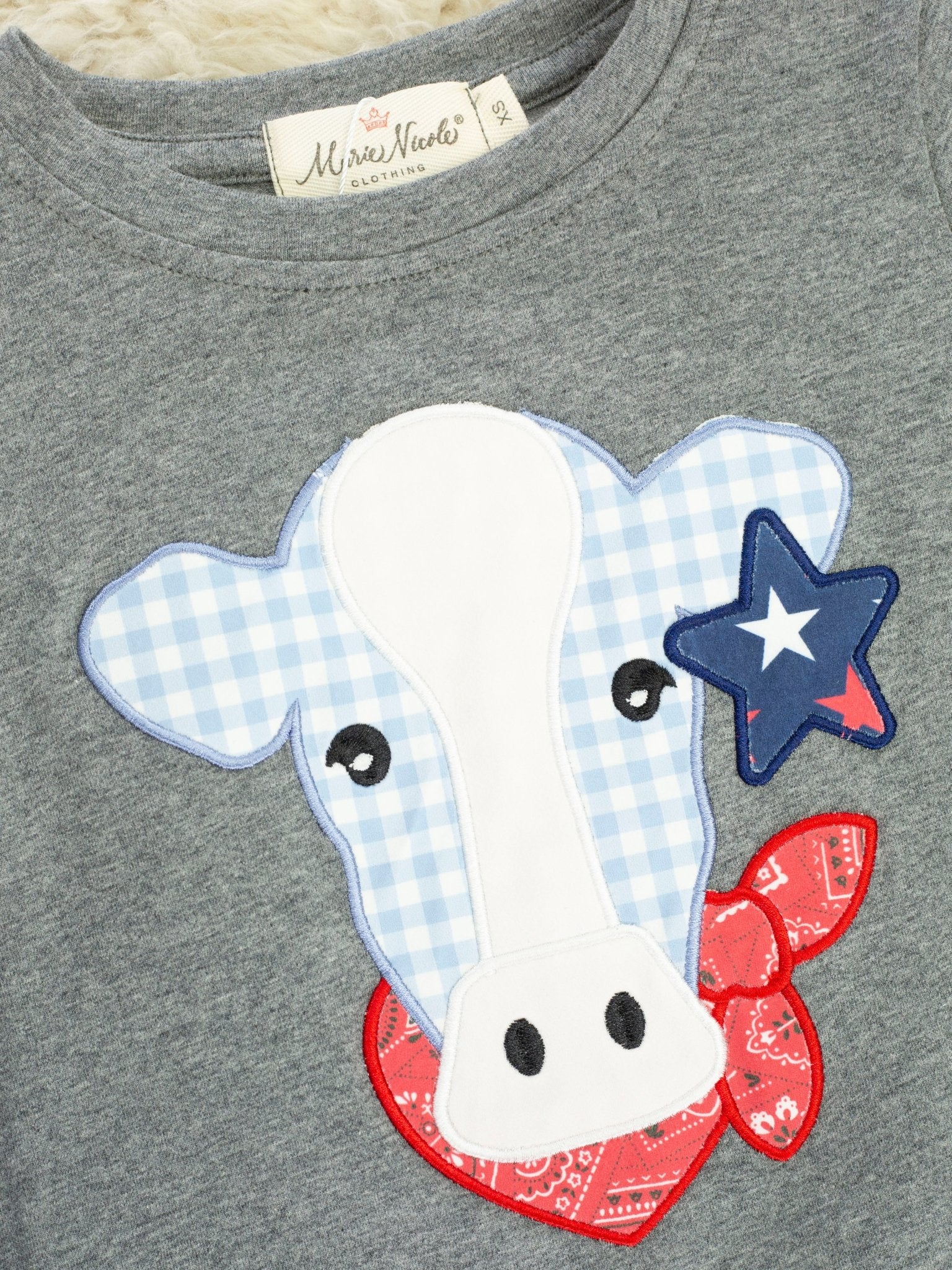 Stars & Stripes Cow Shirt - Image 2