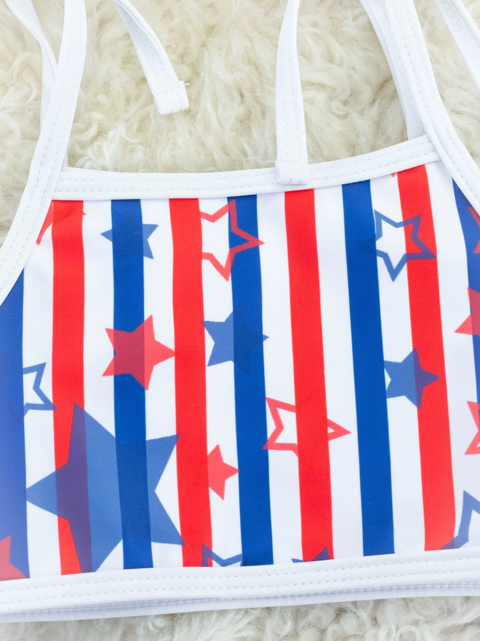 Stars & Stripes Two-Piece Ruffle Swimsuit - Image 3