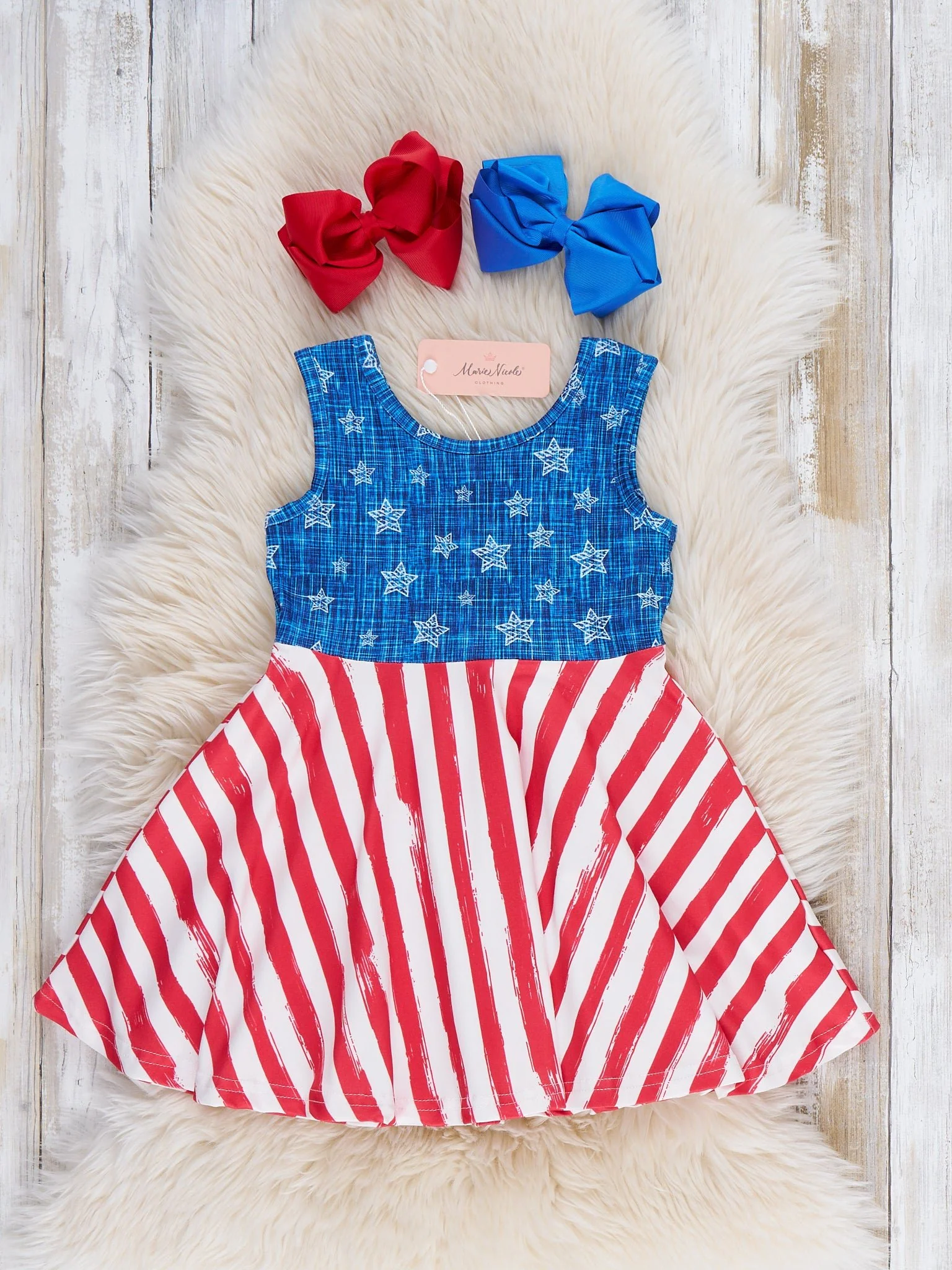 Stars Rally Striped Dress