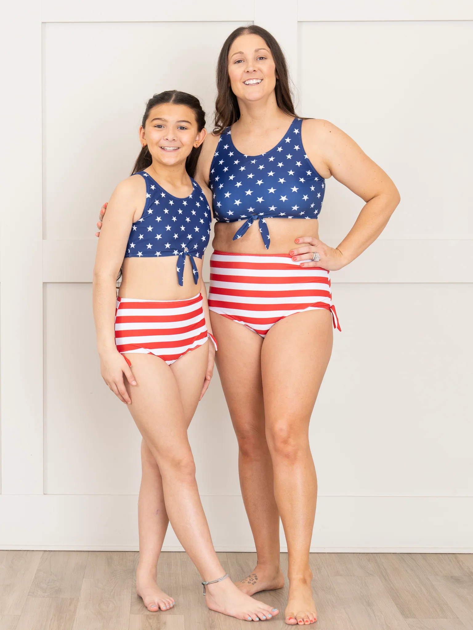 Stars & Stripes Tie Swimsuit - Image 5