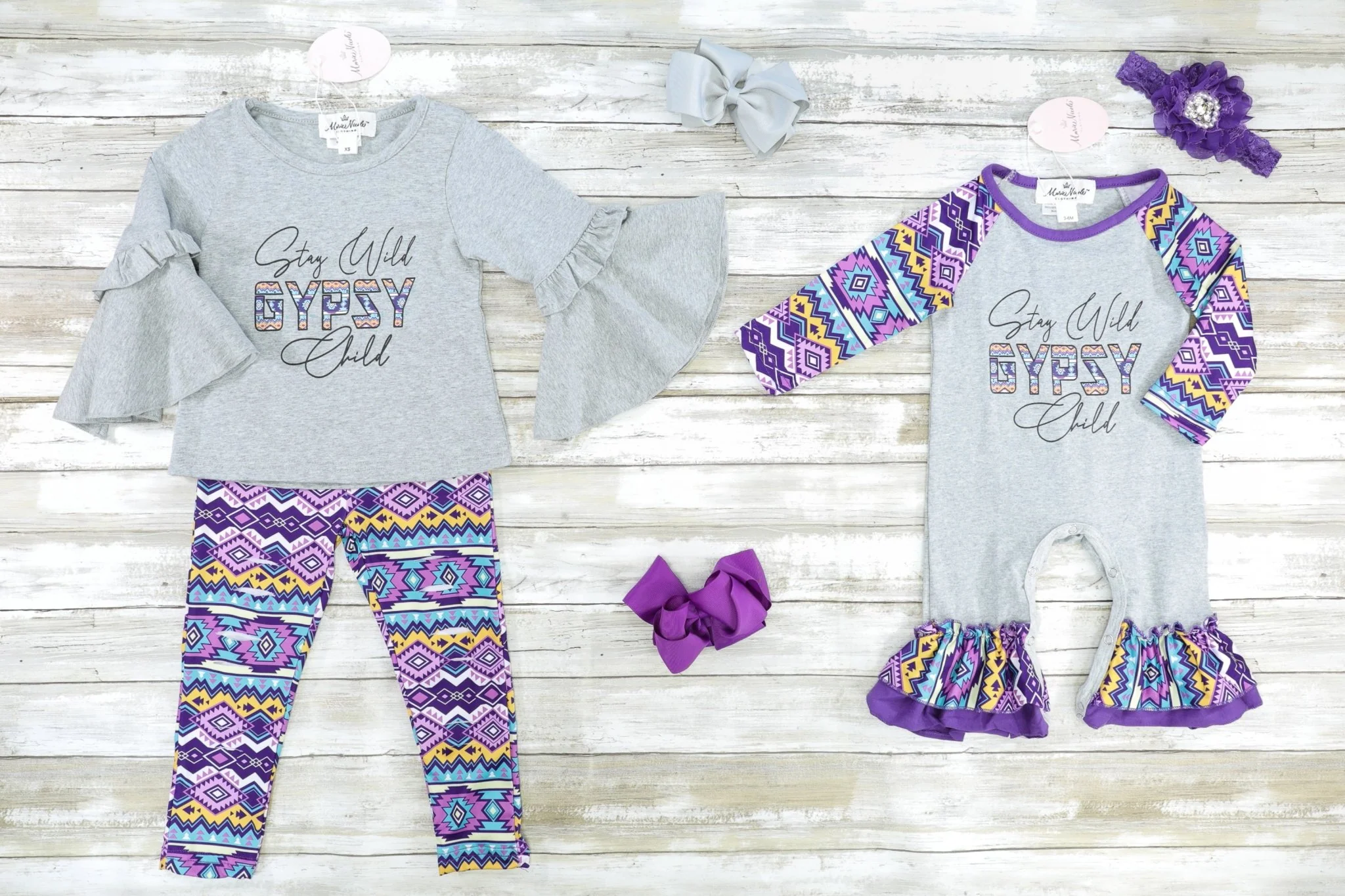 "Stay Wild Gypsy Child" Aztec Outfit - Image 3