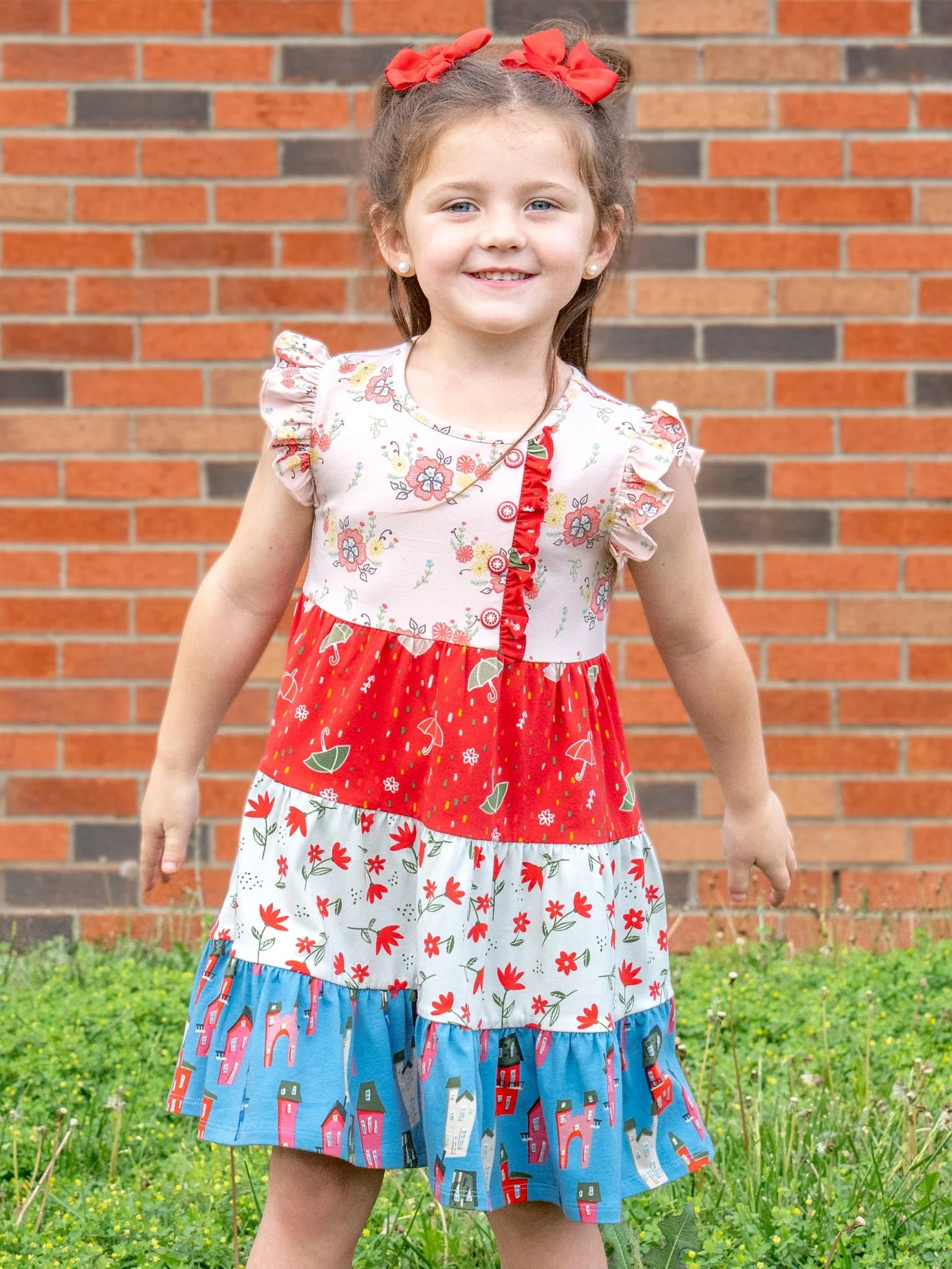 Storybook Lane Prairie Ruffle Dress - Image 2