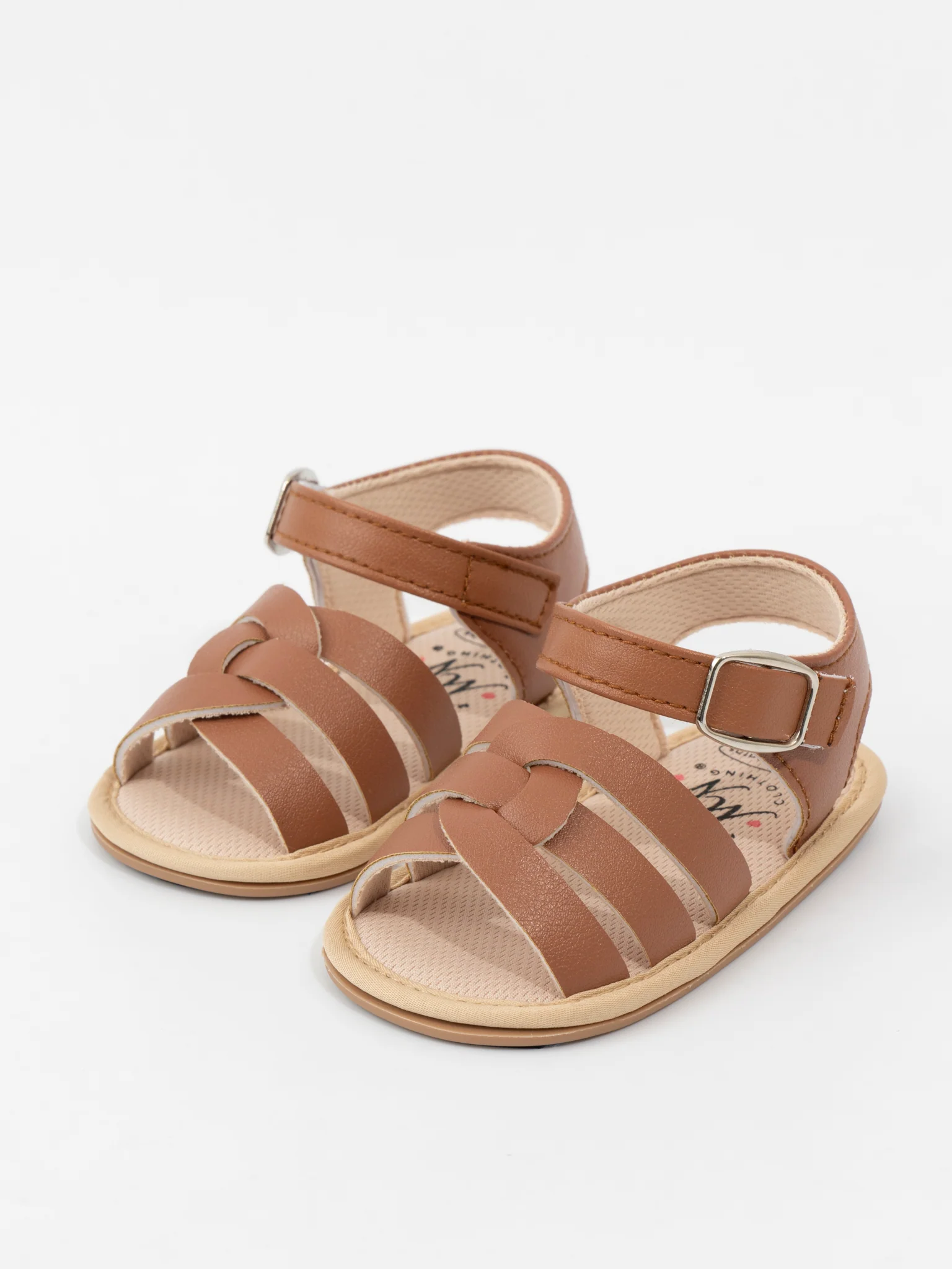 Strappy Cross-Front Baby Sandals - Image 5