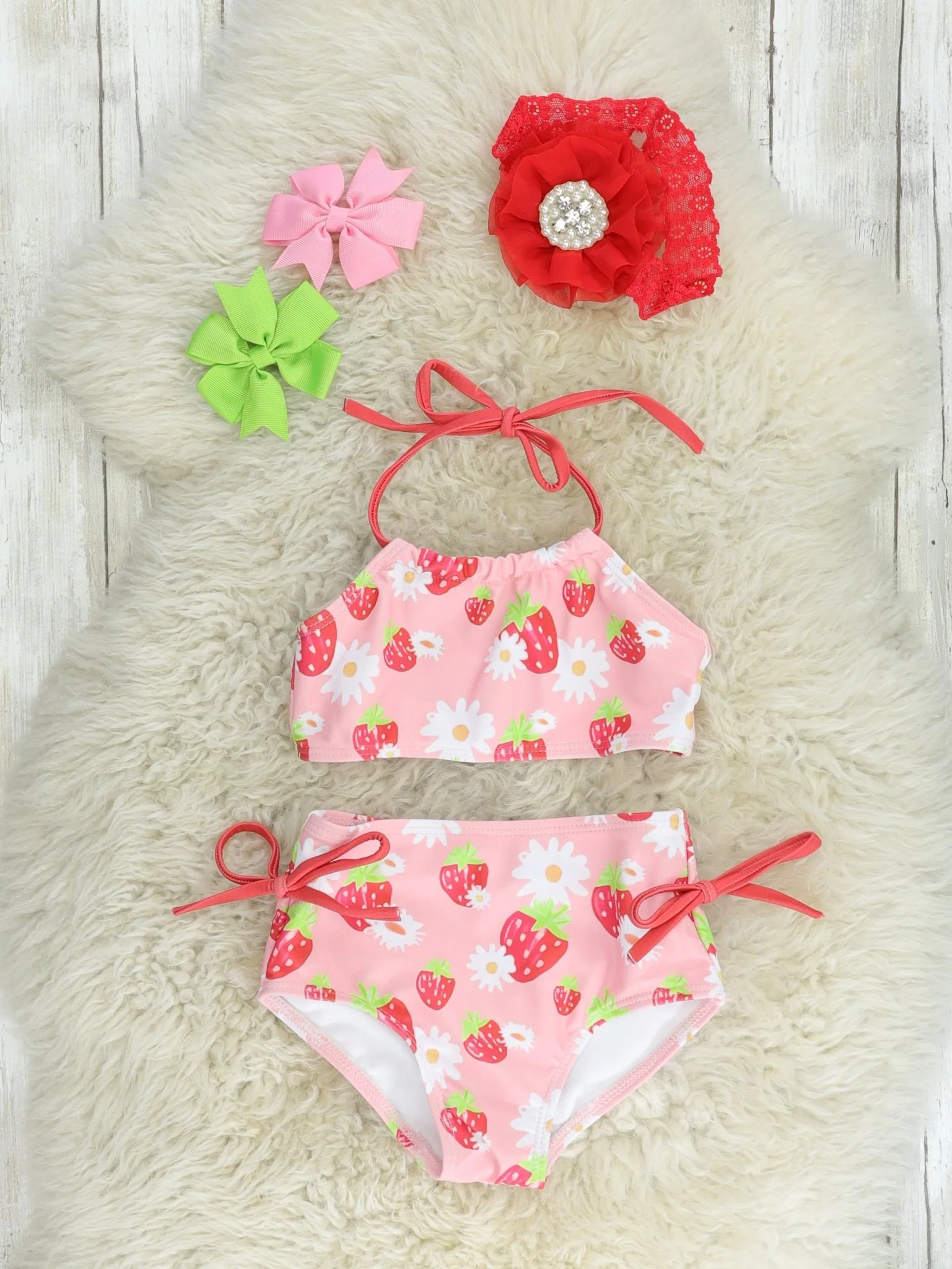Strawberry & Daisy Swimsuit