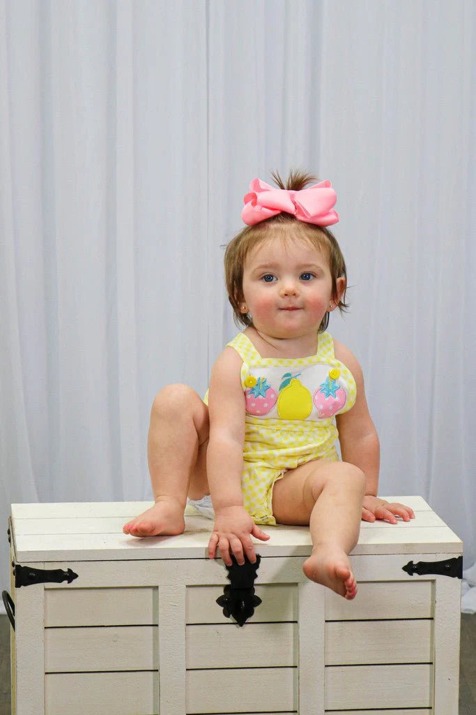 Strawberry Lemonade Bubble Romper - Image 5