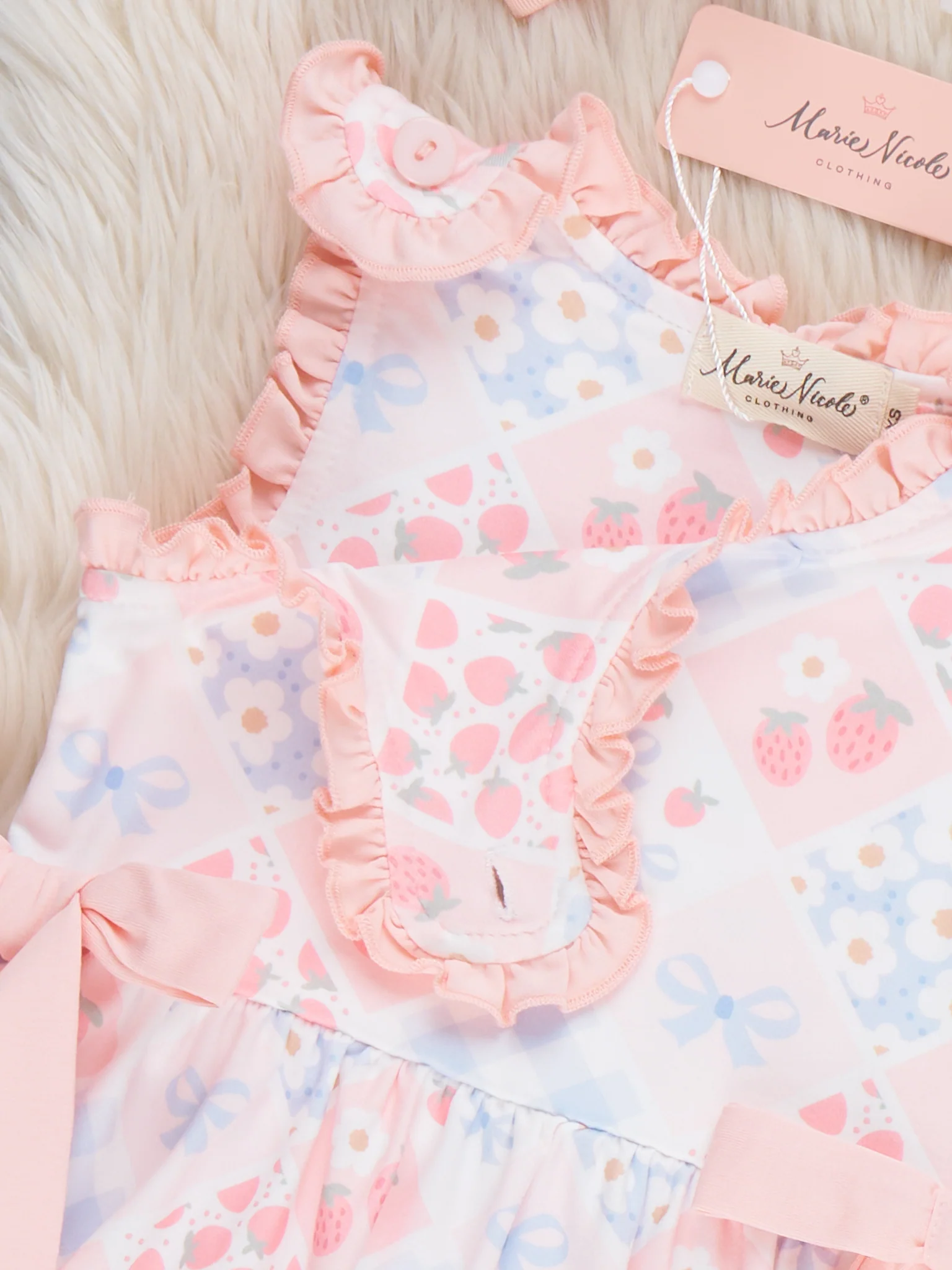 Strawberry Sherbet Ruffle Dress - Image 4