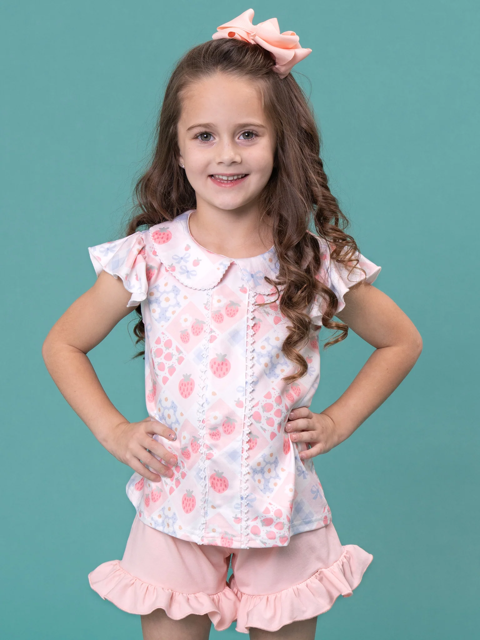 Strawberry Sherbet Ruffle Outfit