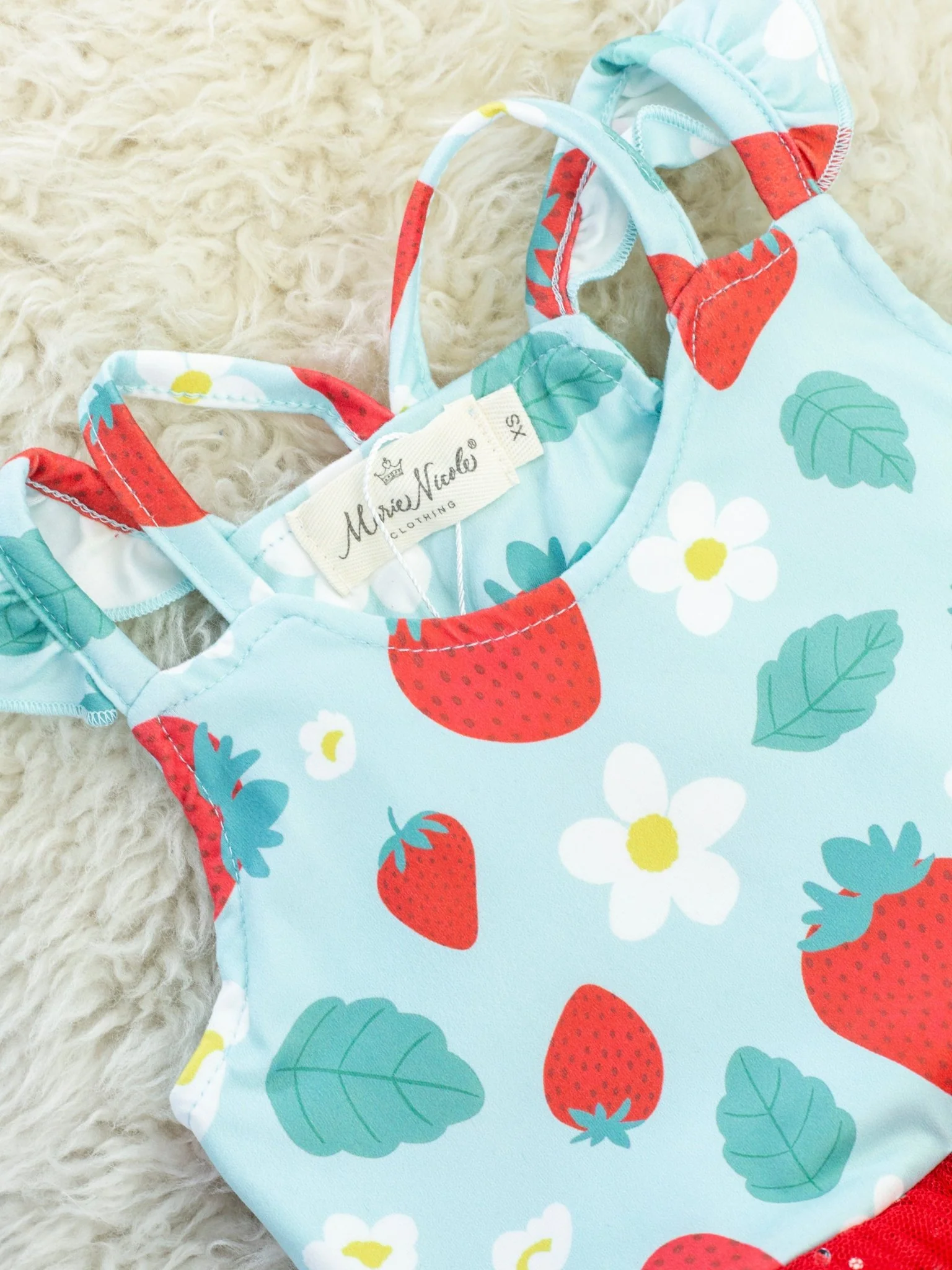 Strawberry Tulle Tank Dress - Image 2