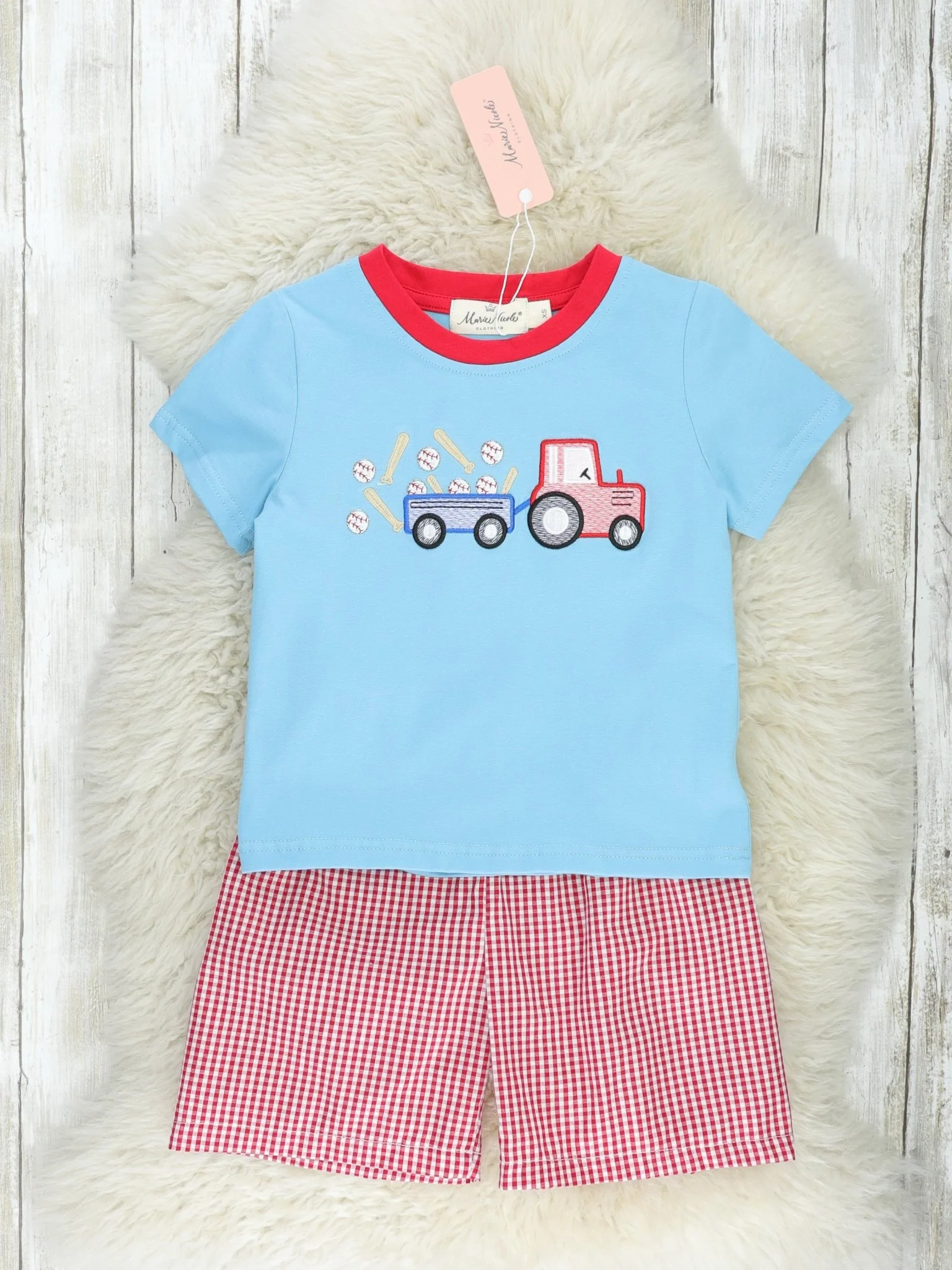 Striped Baseball Truck Outfit