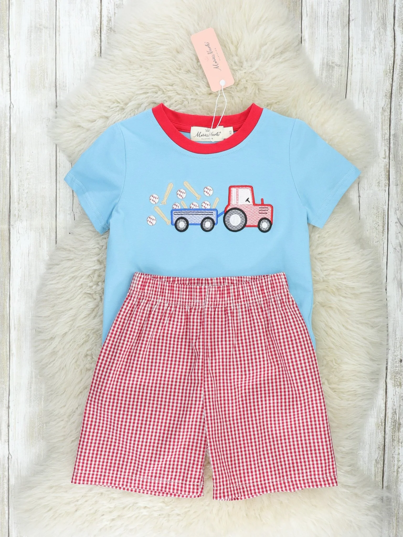 Striped Baseball Truck Outfit - Image 2