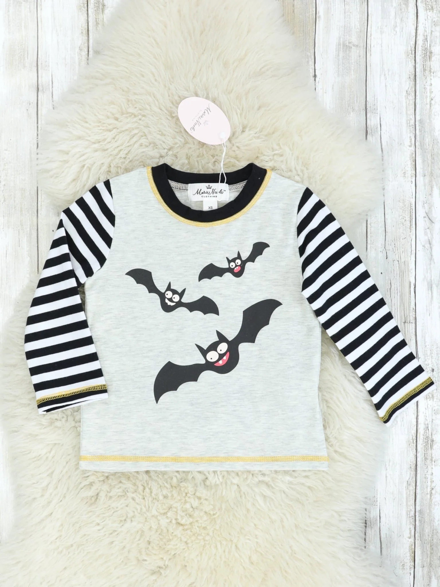 Striped Bats Long Sleeve Shirt