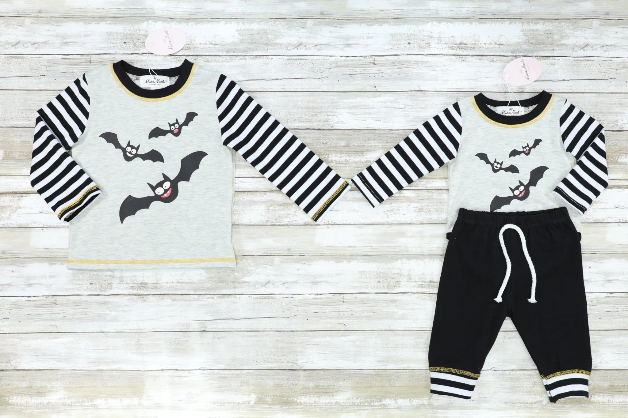 Striped Bats Long Sleeve Shirt - Image 2