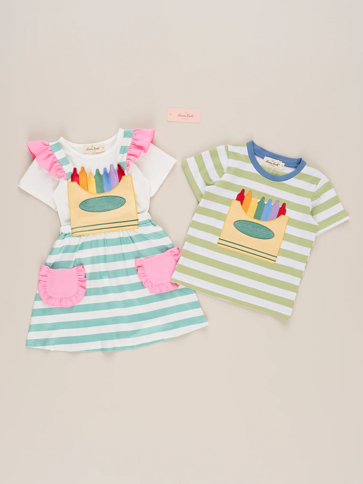Striped Embroidered Crayon Box Shirt - Image 3