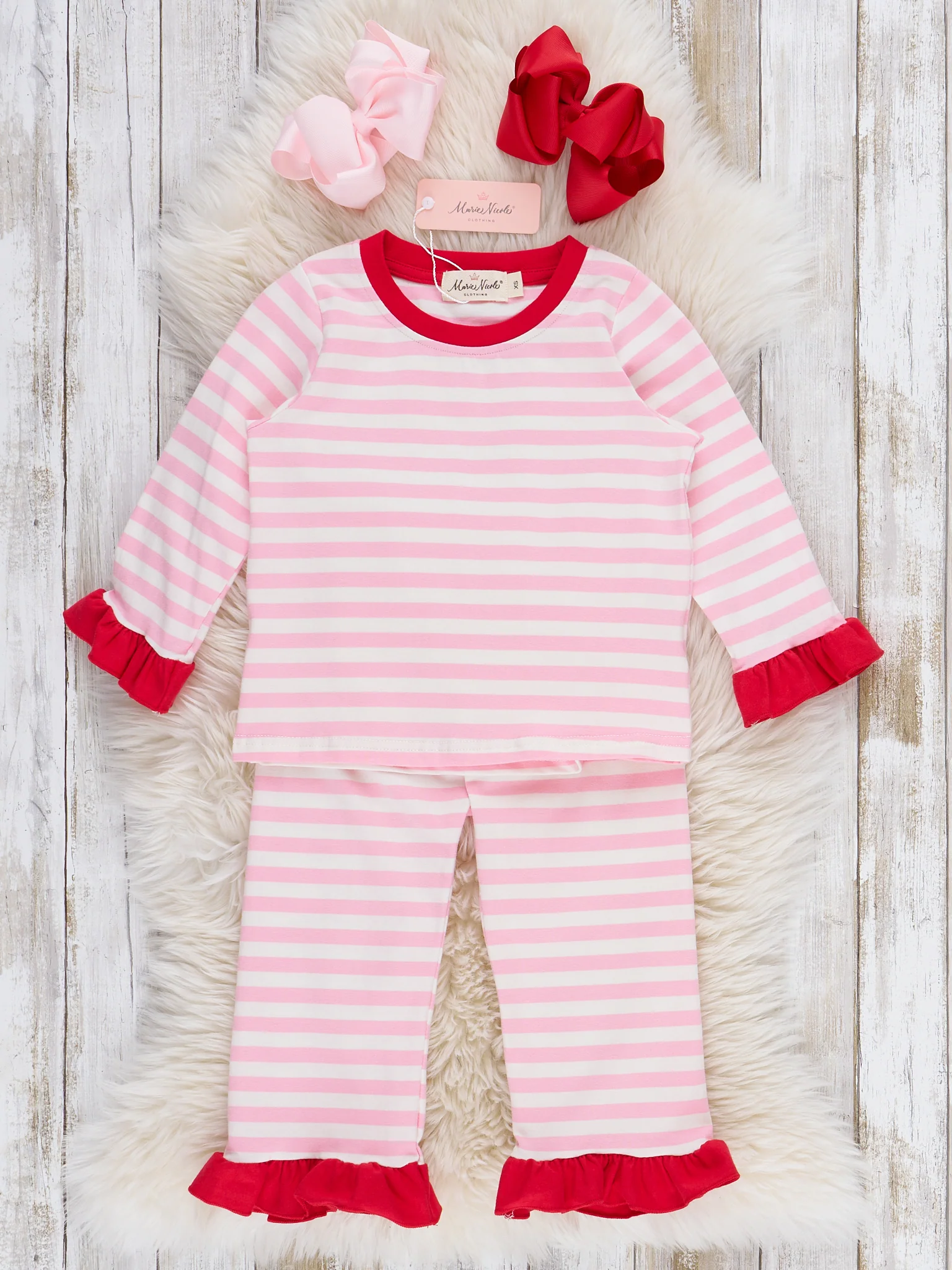 Santa Treat Time Embroidered Pajamas - Image 2