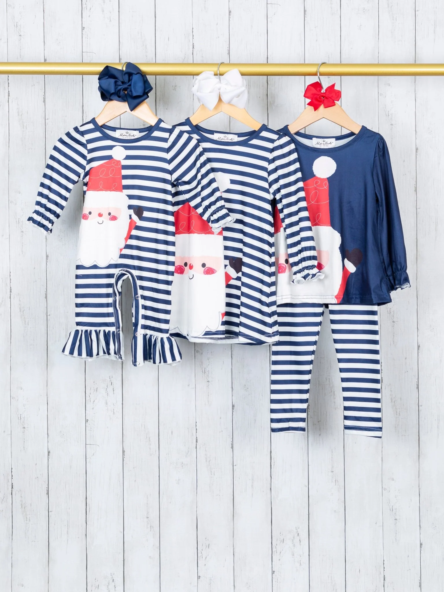Striped Jolly Santa Dress - Image 2