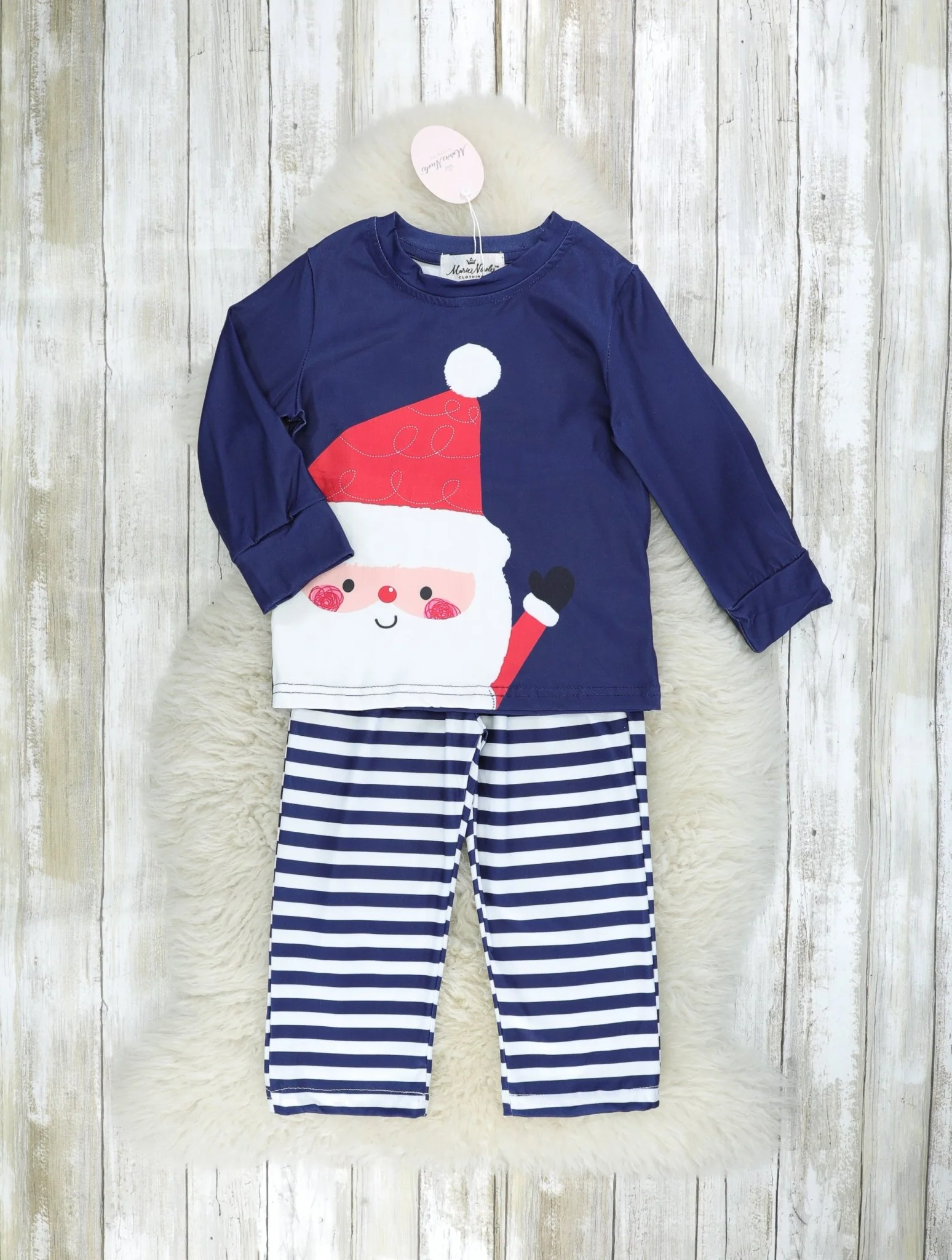 Striped Jolly Santa Outfit
