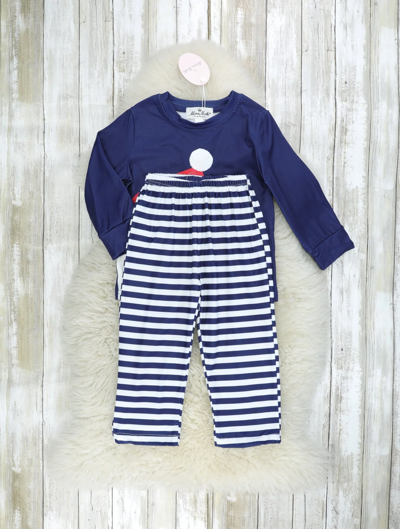 Striped Jolly Santa Outfit - Image 2