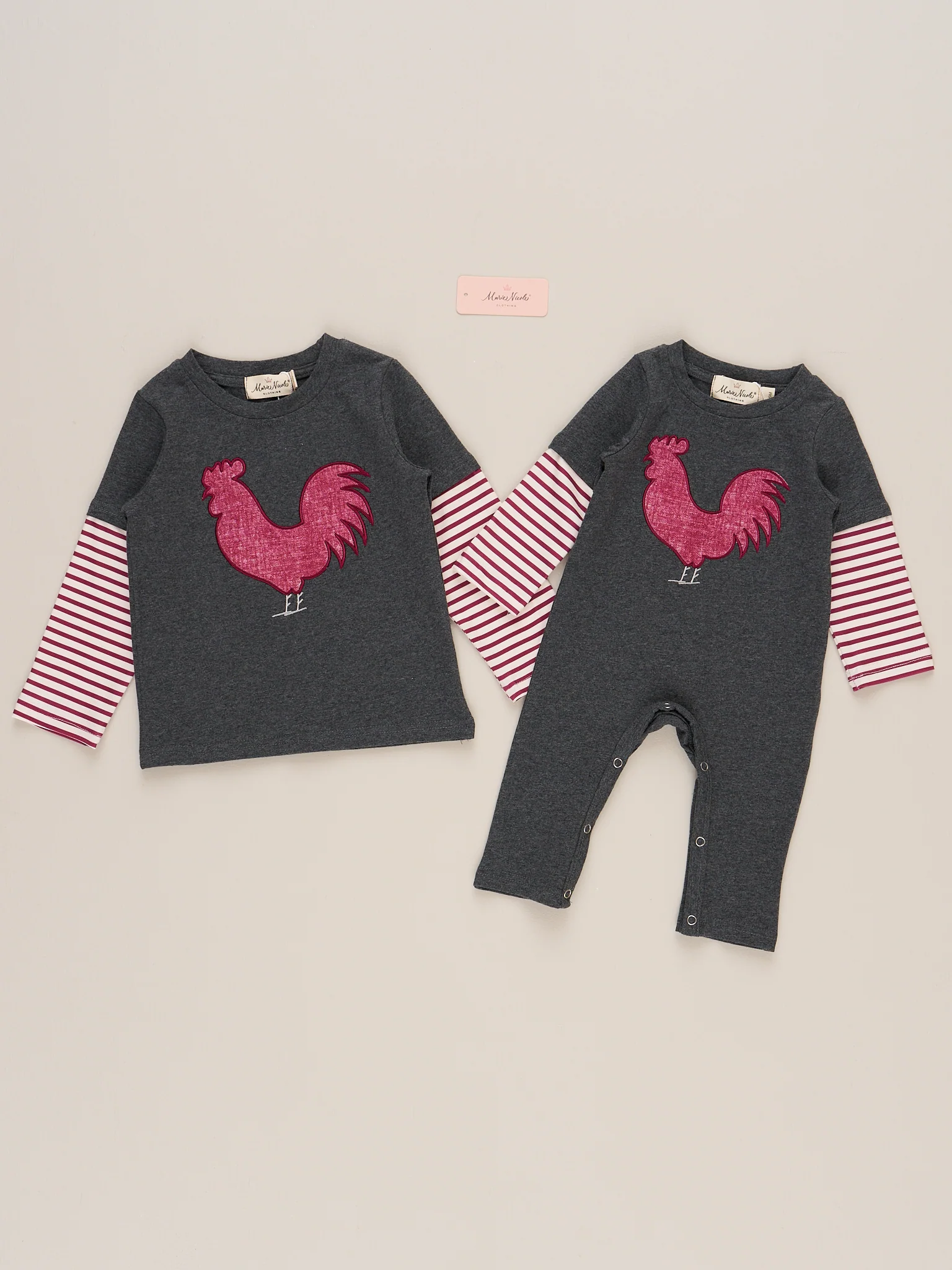 Striped Little Rooster Shirt - Image 4
