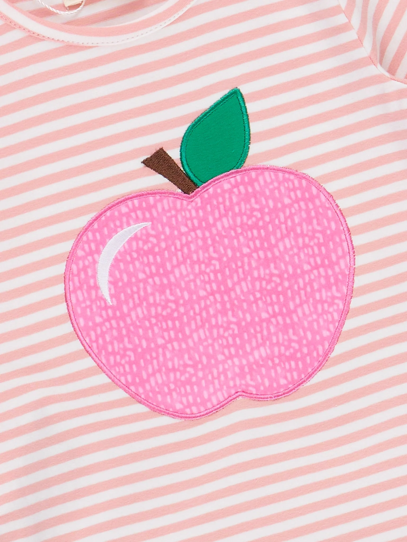 Striped Pretty Apples Denim Outfit - Image 5