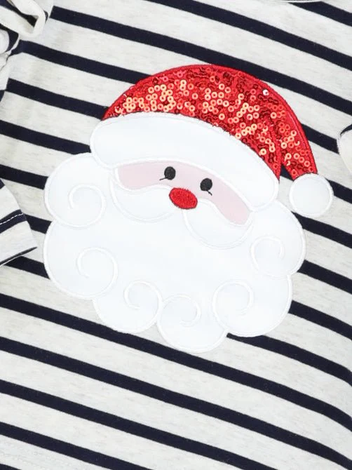 Striped Santa Sequin Outfit - Image 3