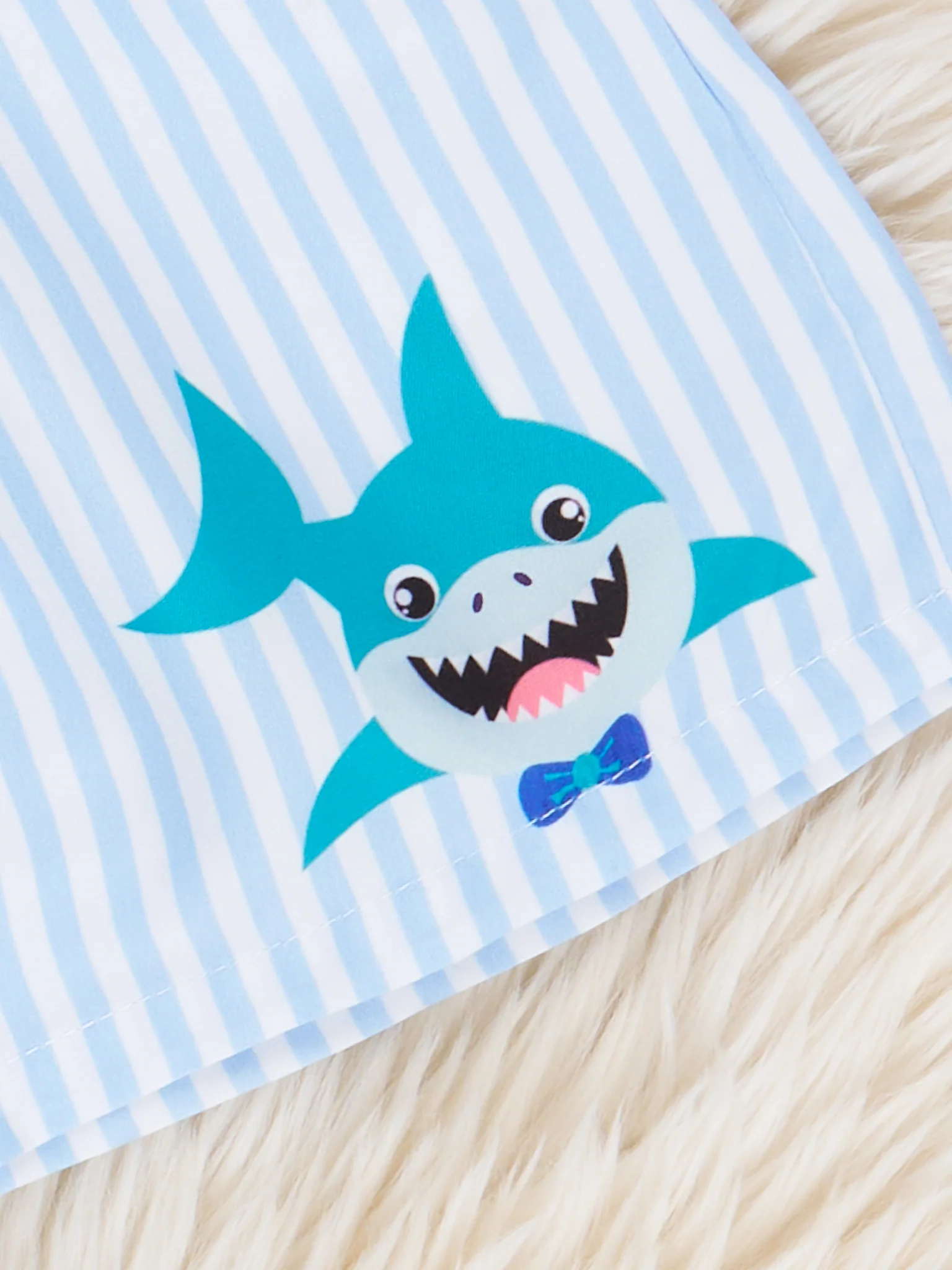 Striped Shark Attack Swim Trunks - Image 3