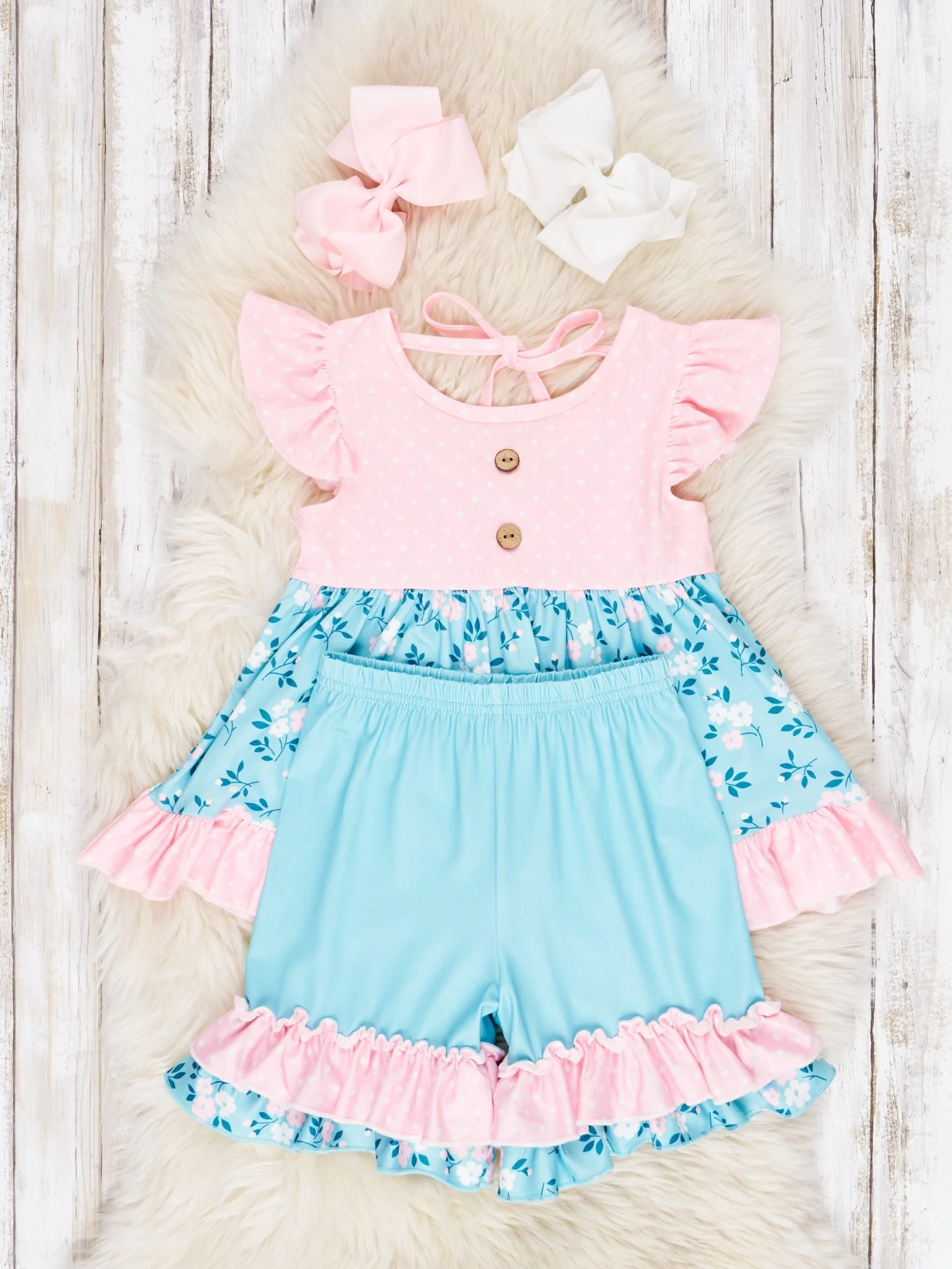Summer Buttercup Ruffle Outfit - Image 2
