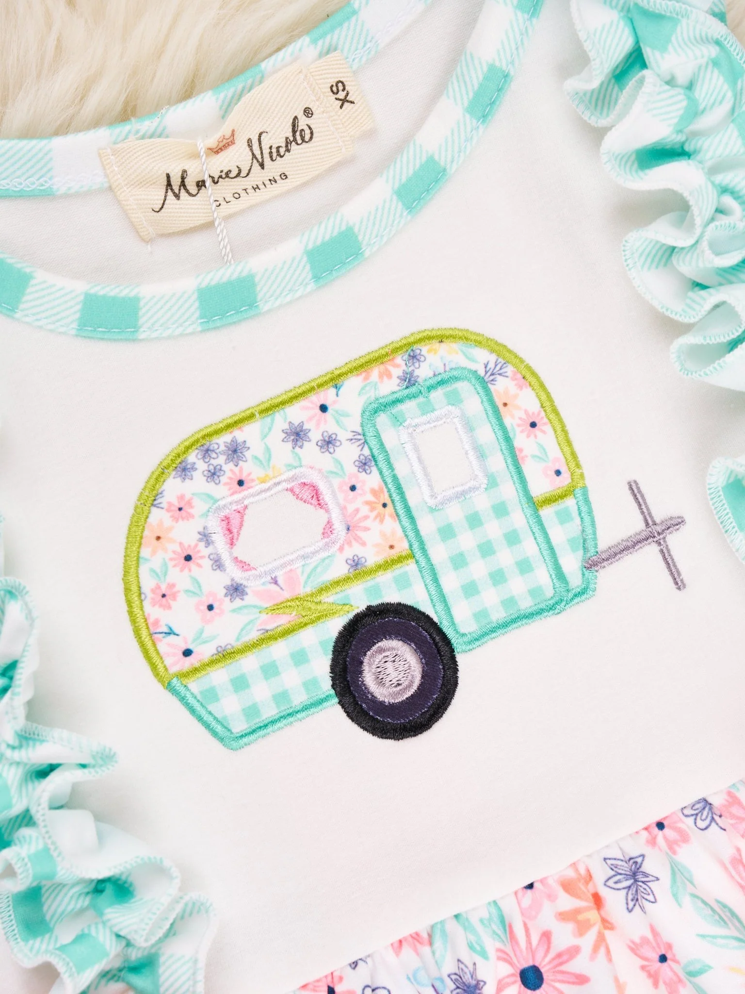 Summer Camper Floral Ruffle Outfit - Image 3