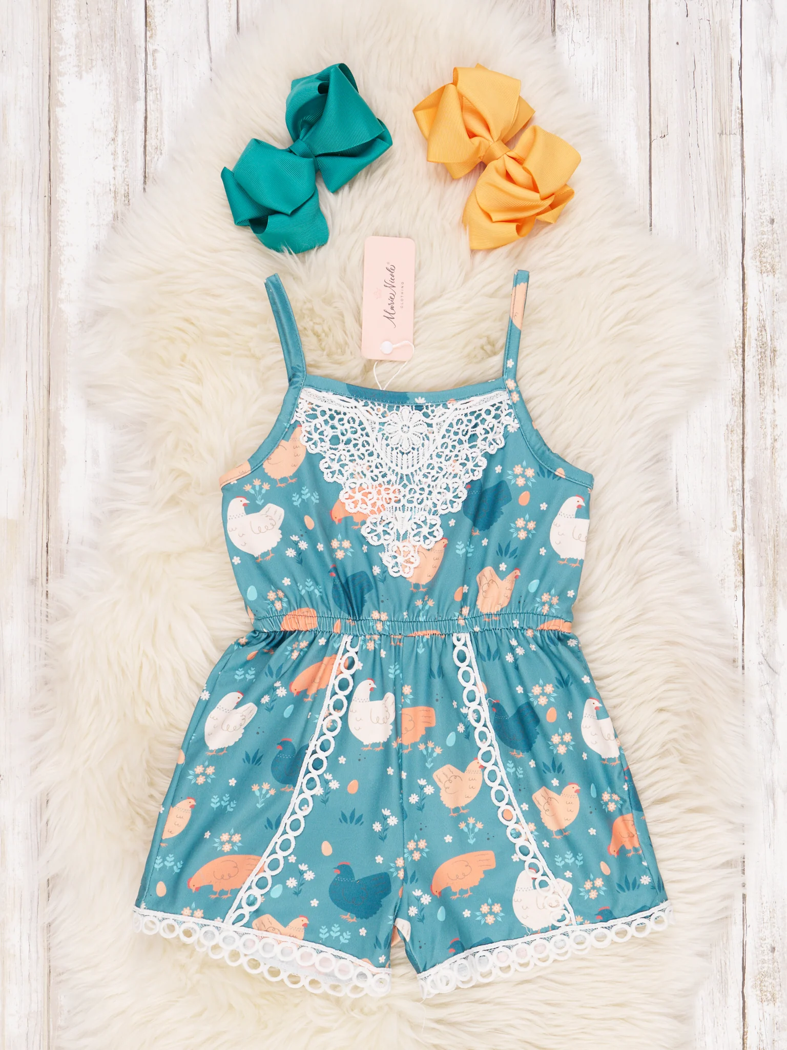 Summer Chickens Lace Jumpsuit