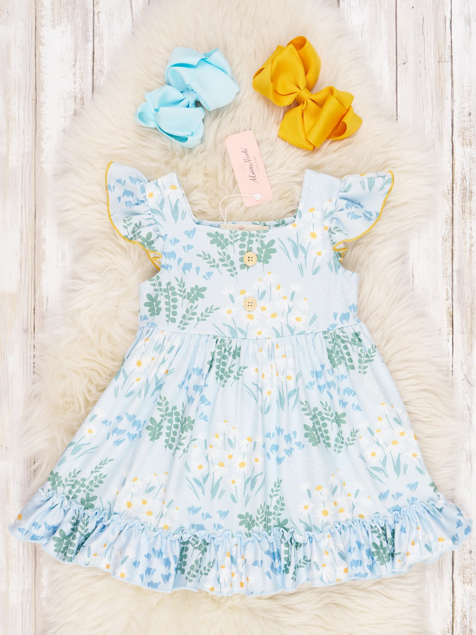 Summer Daisy Ruffle Dress