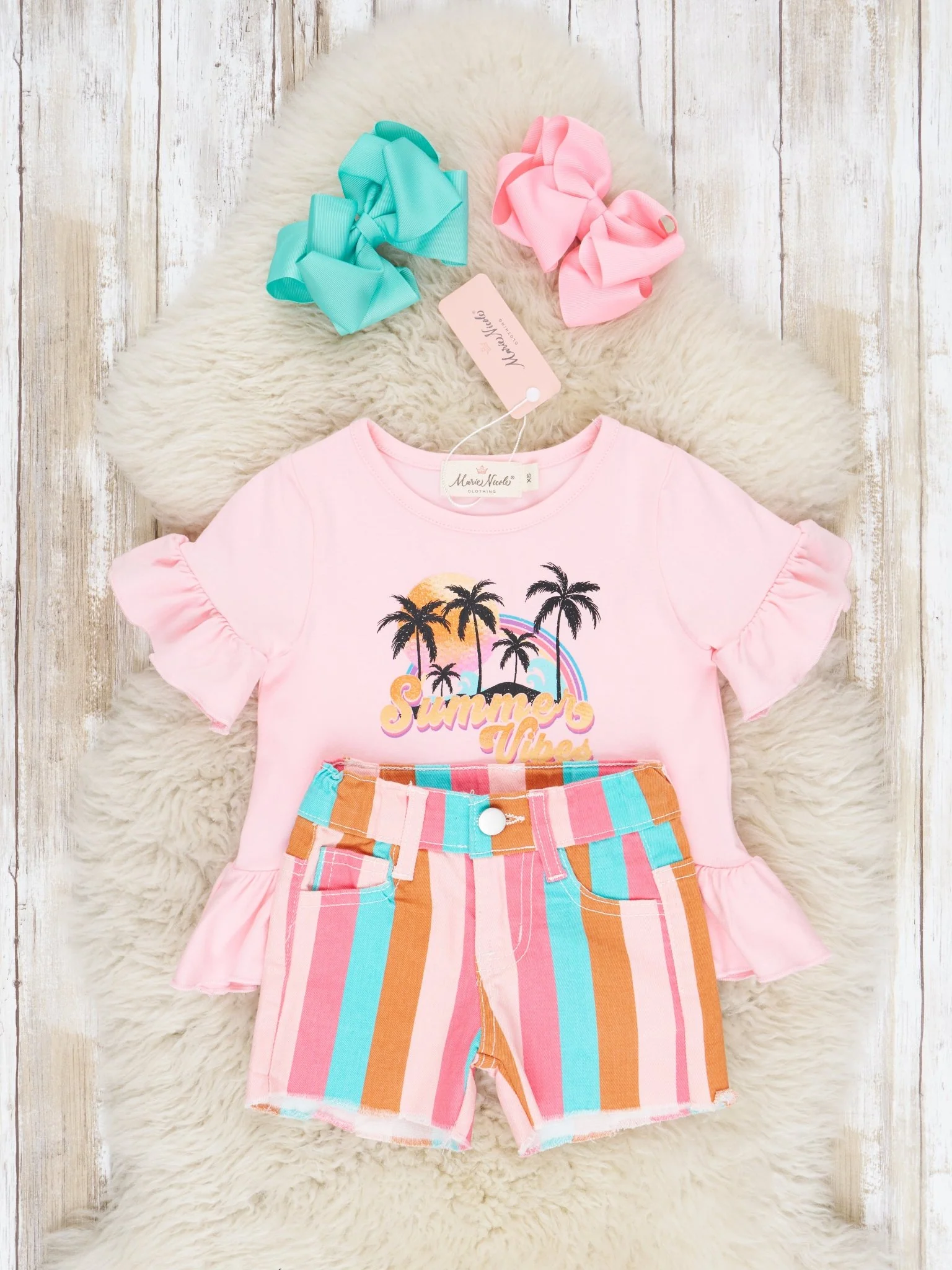 "Summer Vibes" Ruffle Outfit - Image 2