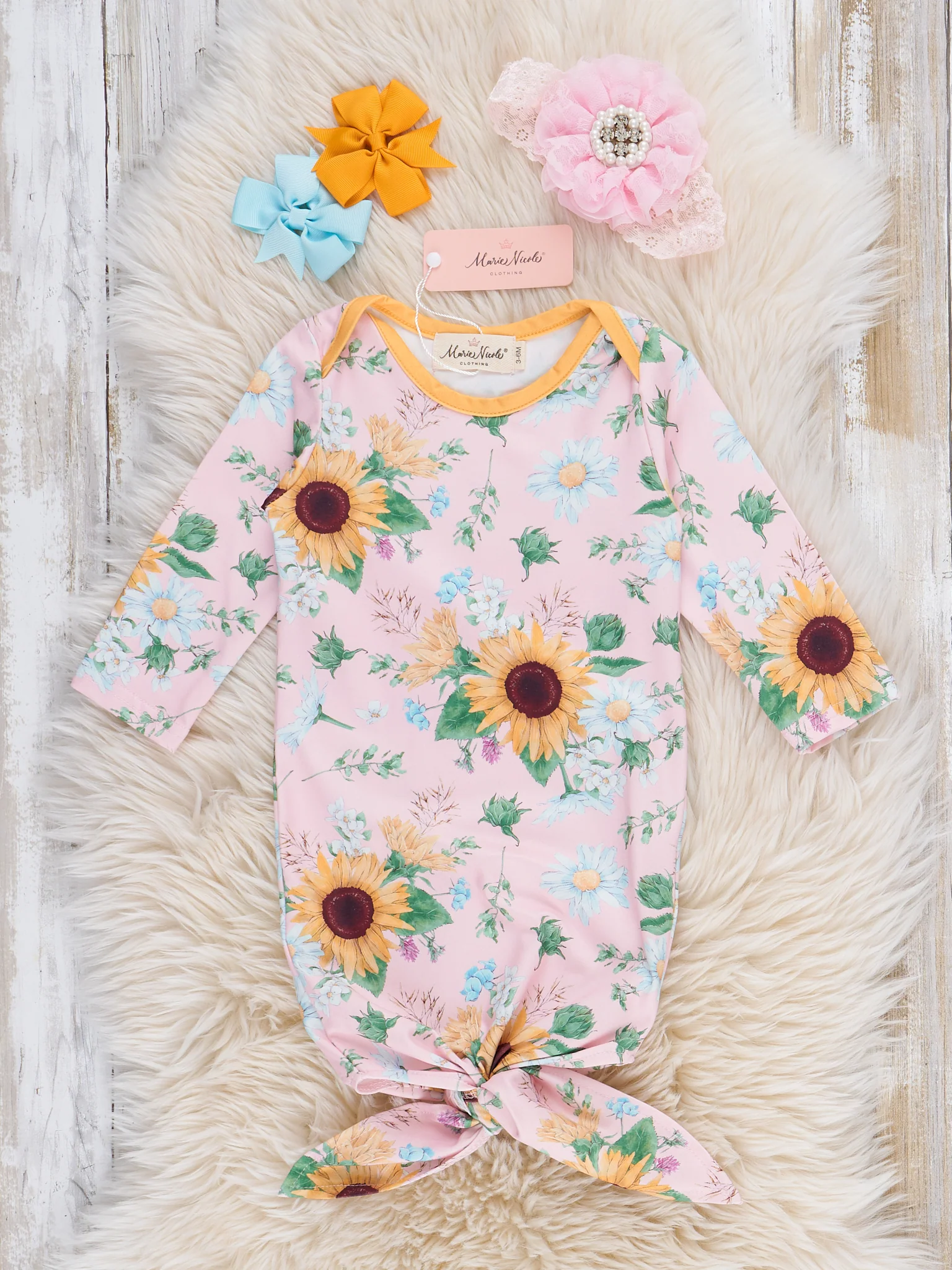 Sunflower Dream Knotted Gown