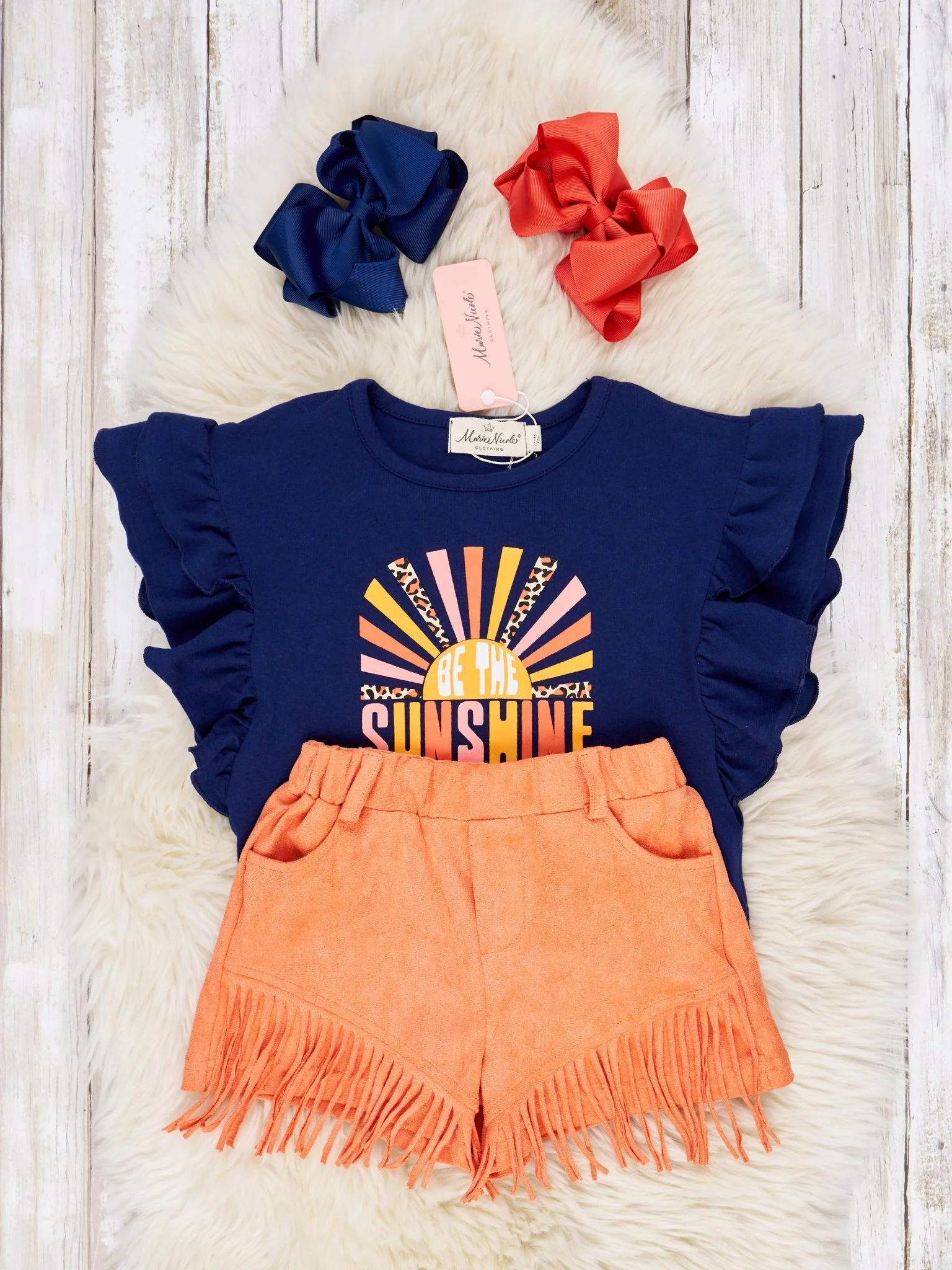 "Sunshine" Fringe Ruffle Outfit - Image 2